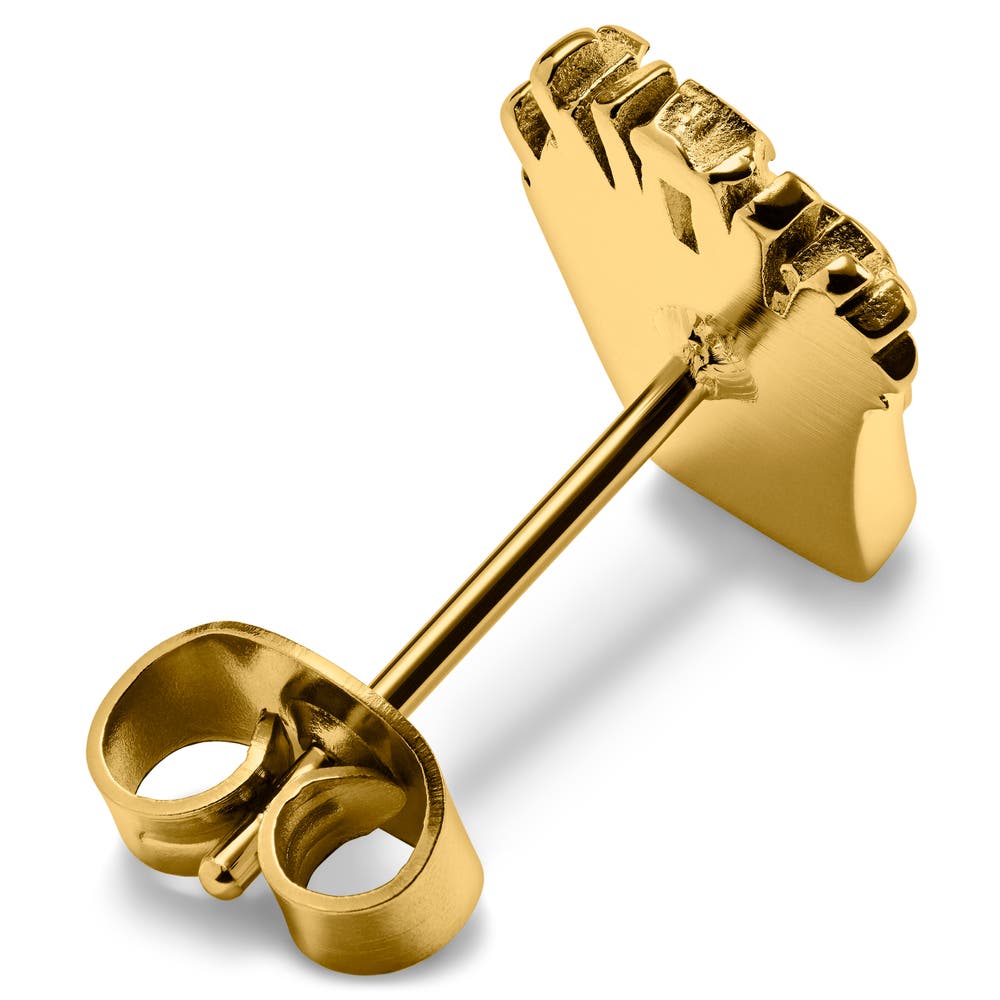 hover: Jaygee | Gold-tone Fries Stud Earring hover: Jaygee | Gold-tone Fries Stud Earring