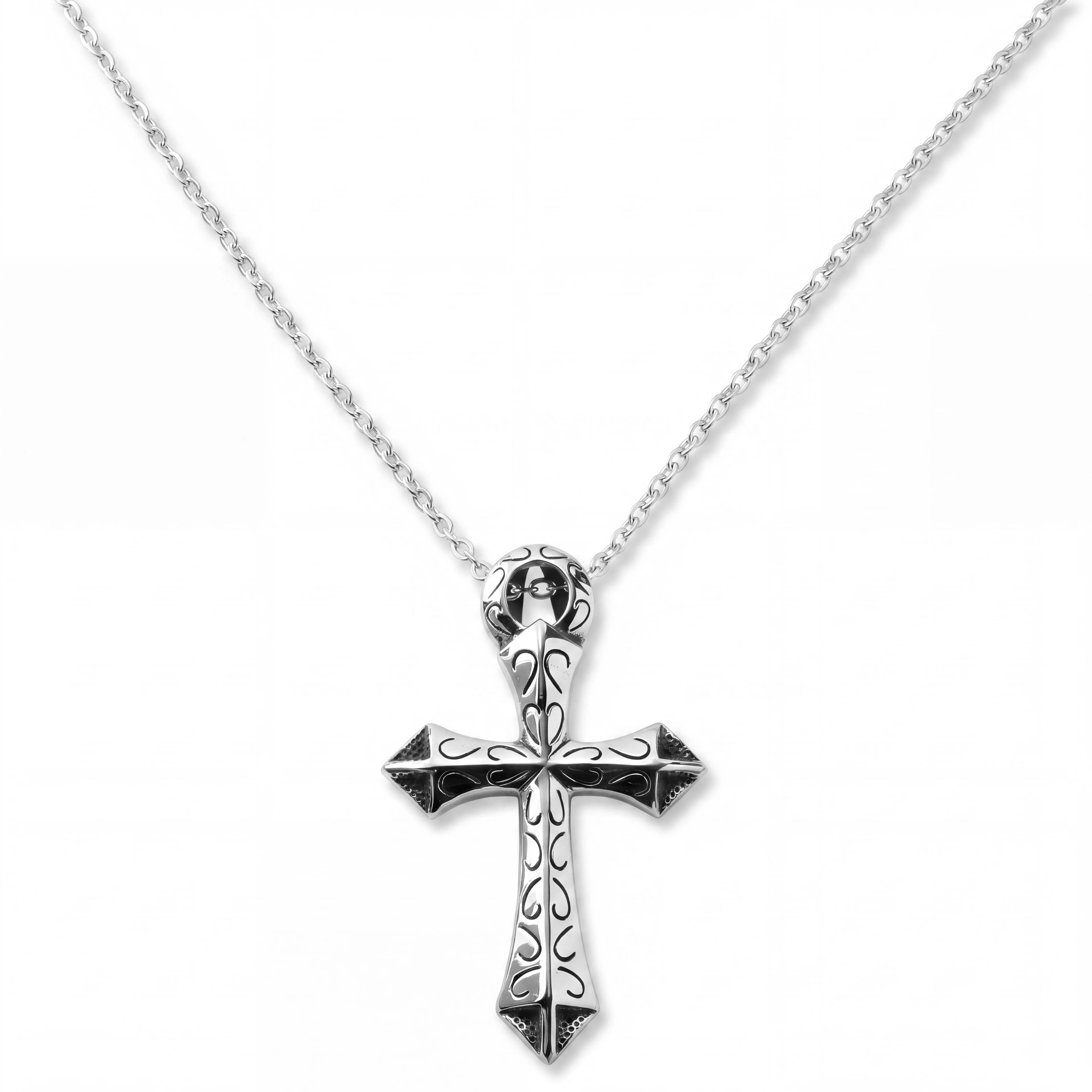 Collar con cruz de cruzado Collar con cruz de cruzado