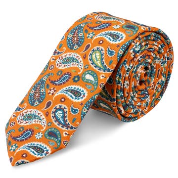 Virtuo | Mandarin paisley selyem nyakkendő 6 cm Virtuo | Mandarin paisley selyem nyakkendő 6 cm