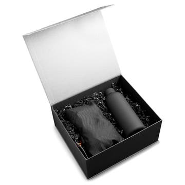 Черна подаръчна кутия за активния мъж