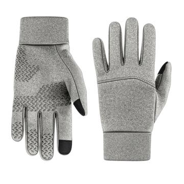 Светлосиви спортни ръкавици с функция за тъчскрийн Светлосиви спортни ръкавици с функция за тъчскрийн