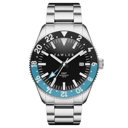 Métier II | Reloj GMT de acero inoxidable azul