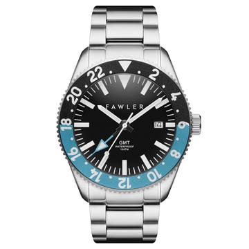 Métier II | Blue Stainless Steel GMT Watch Métier II | Blue Stainless Steel GMT Watch