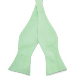 Mint Green Basic Self-Tie Bow Tie