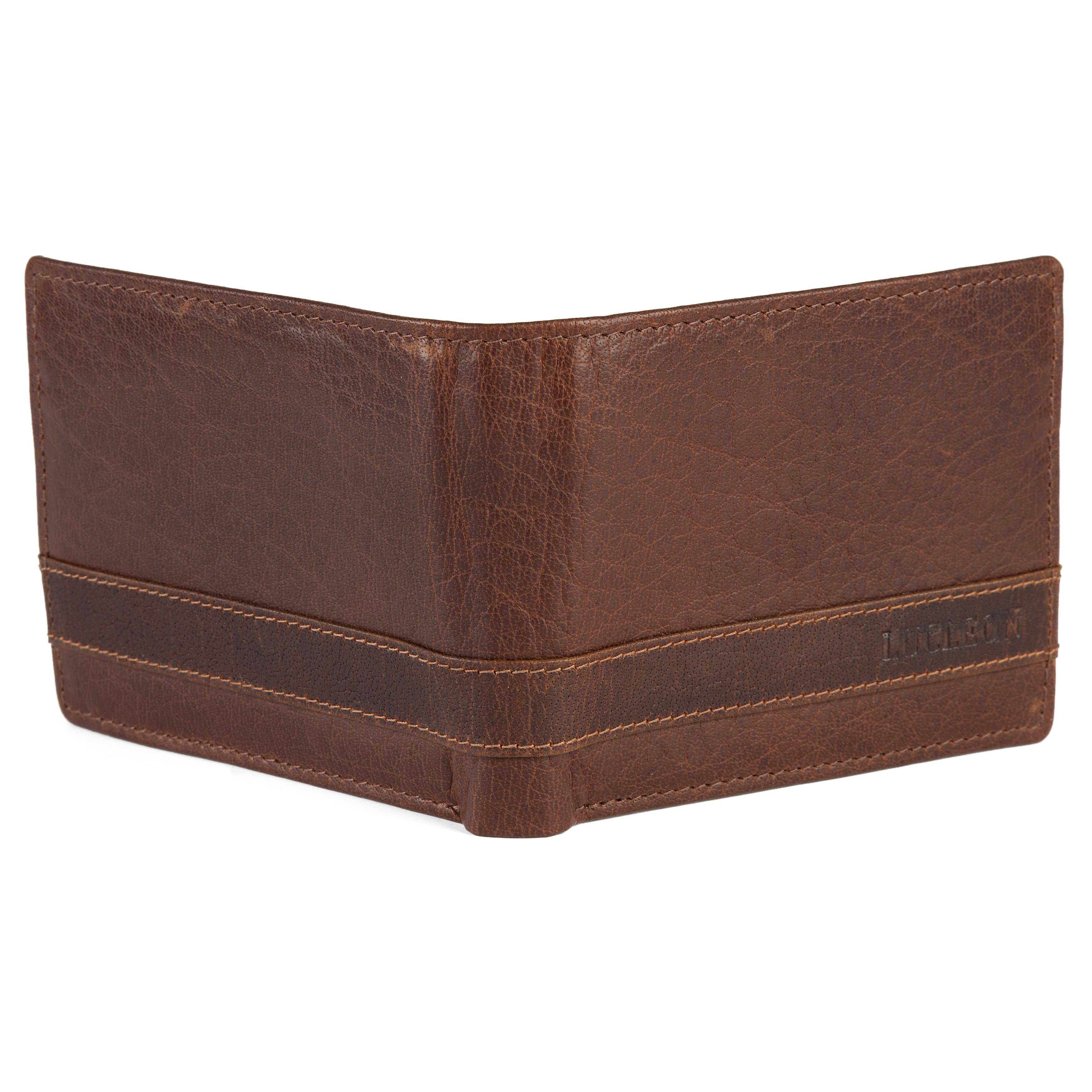Montreal Bifold Tan RFID Leather Wallet - 9