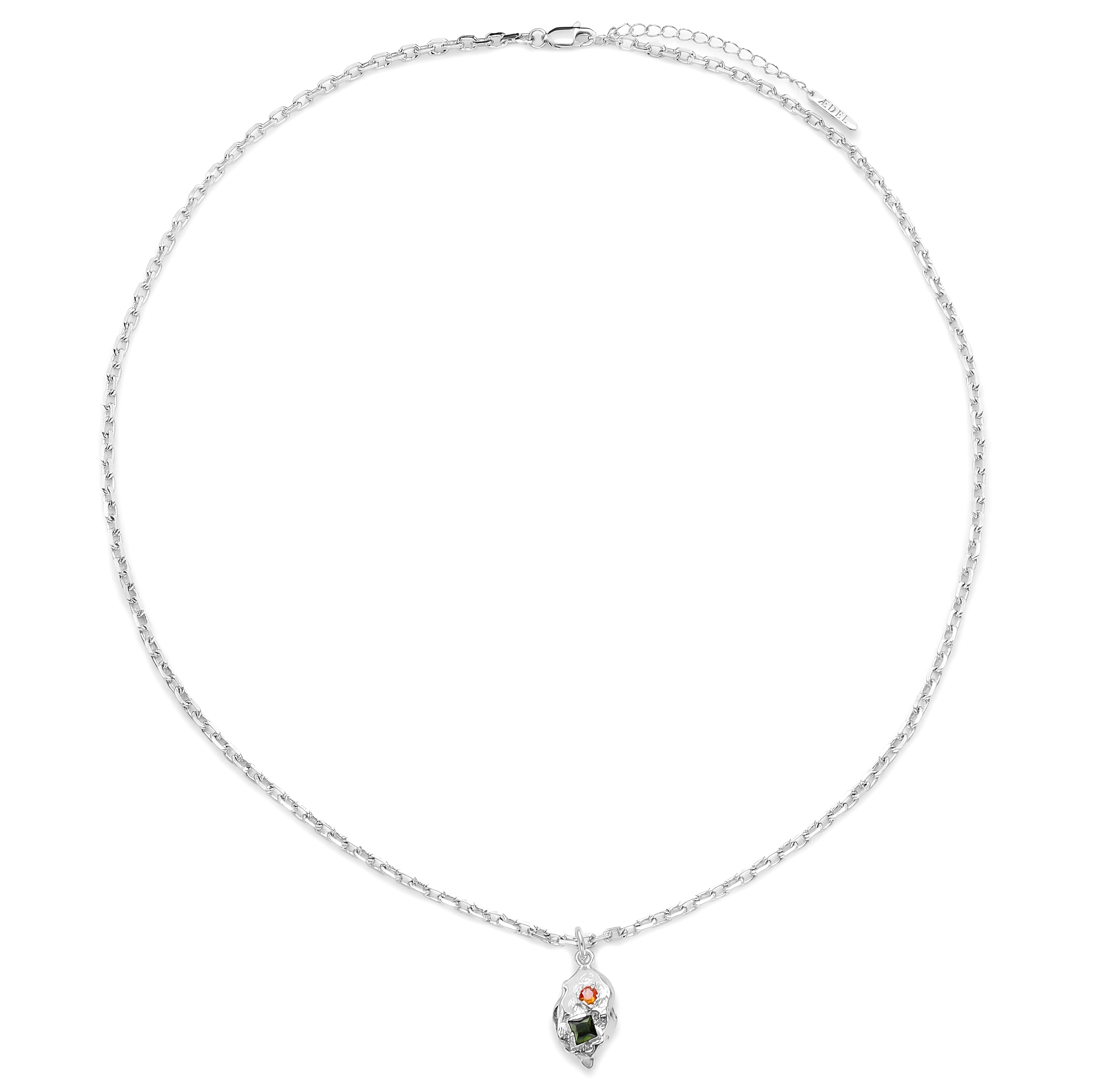 Hidden Gem | Salamander ketting van 925 sterling zilver - 2