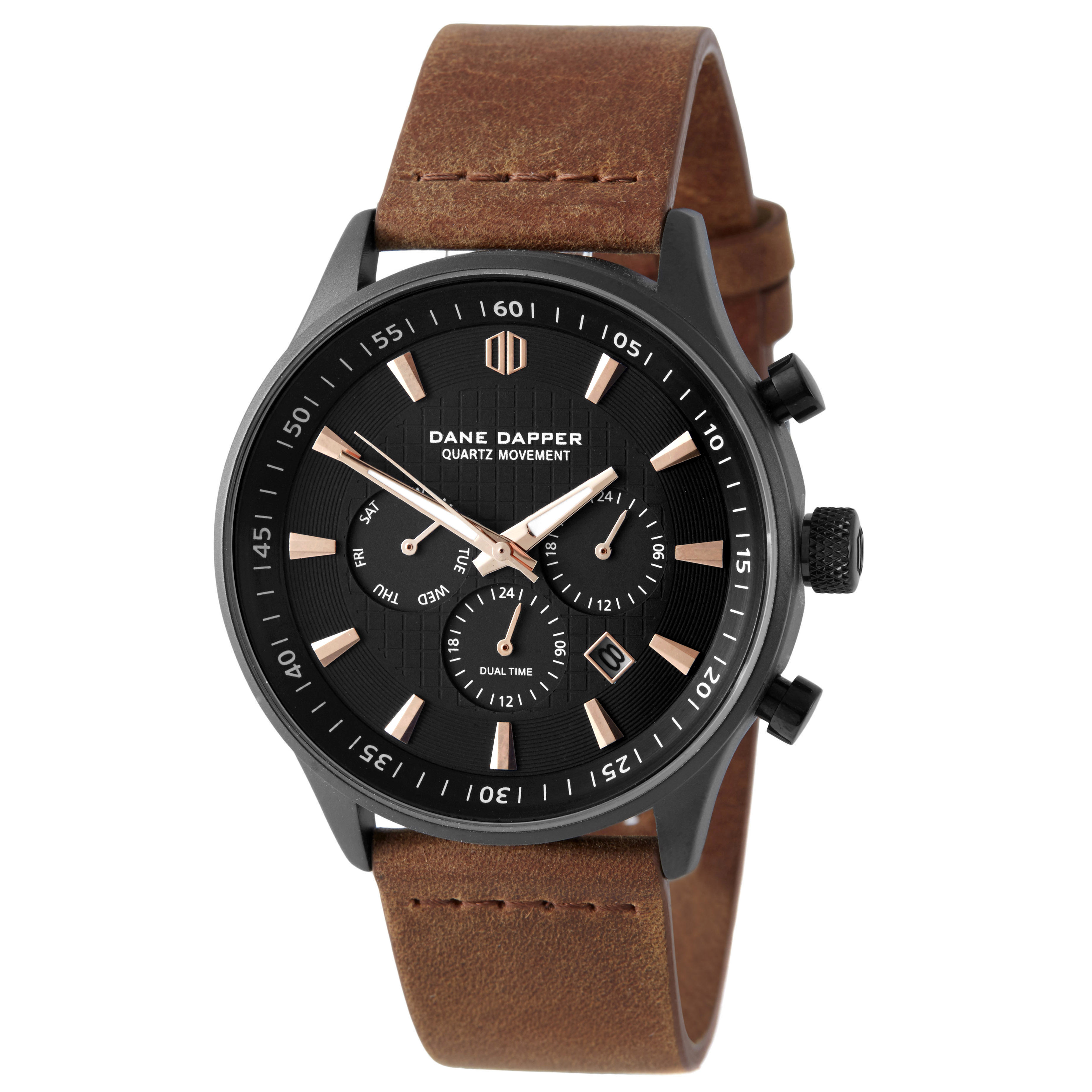 Brown & Black Troika Watch - 1