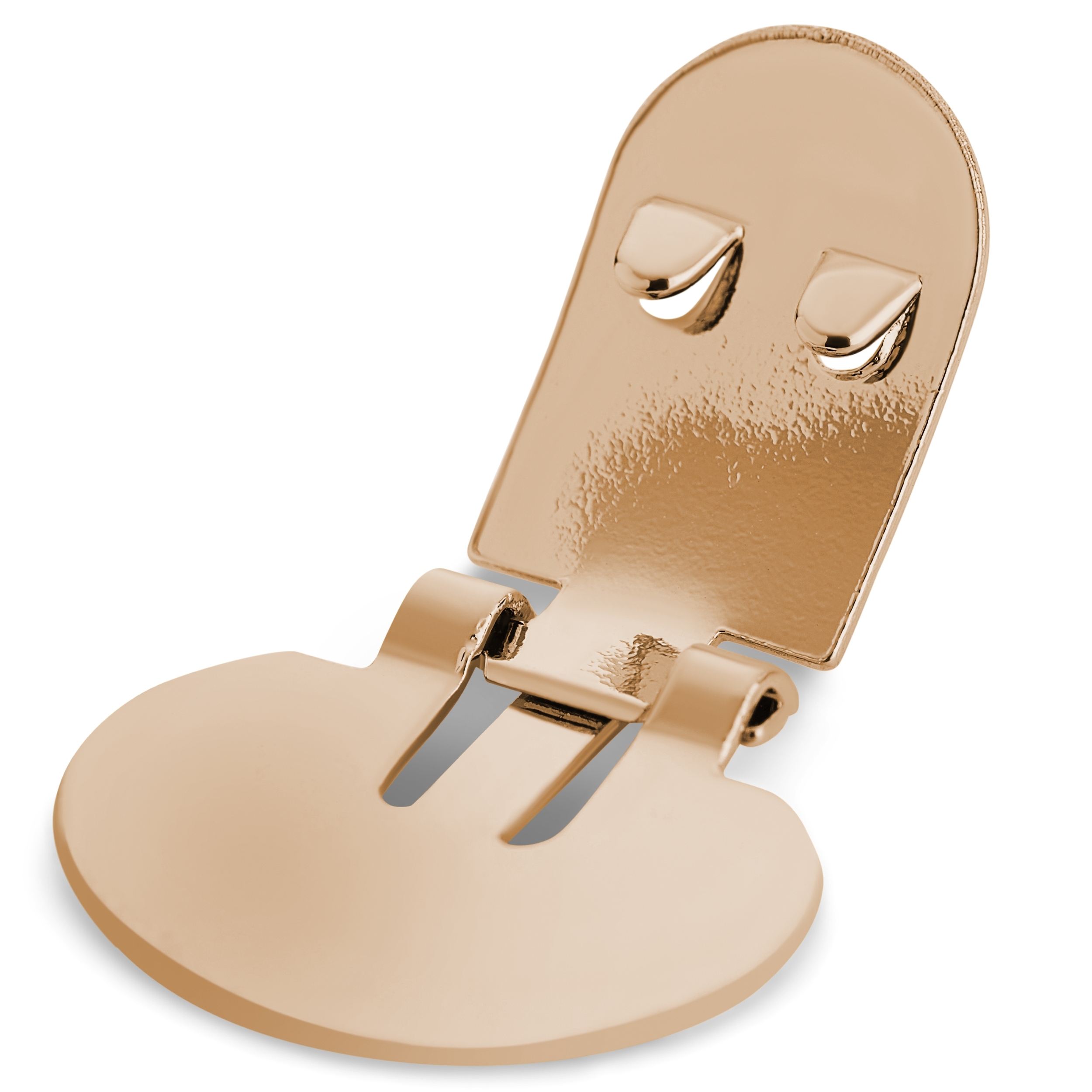 Rose Gold-Tone Invisible Magnetic Tie Clip - 4