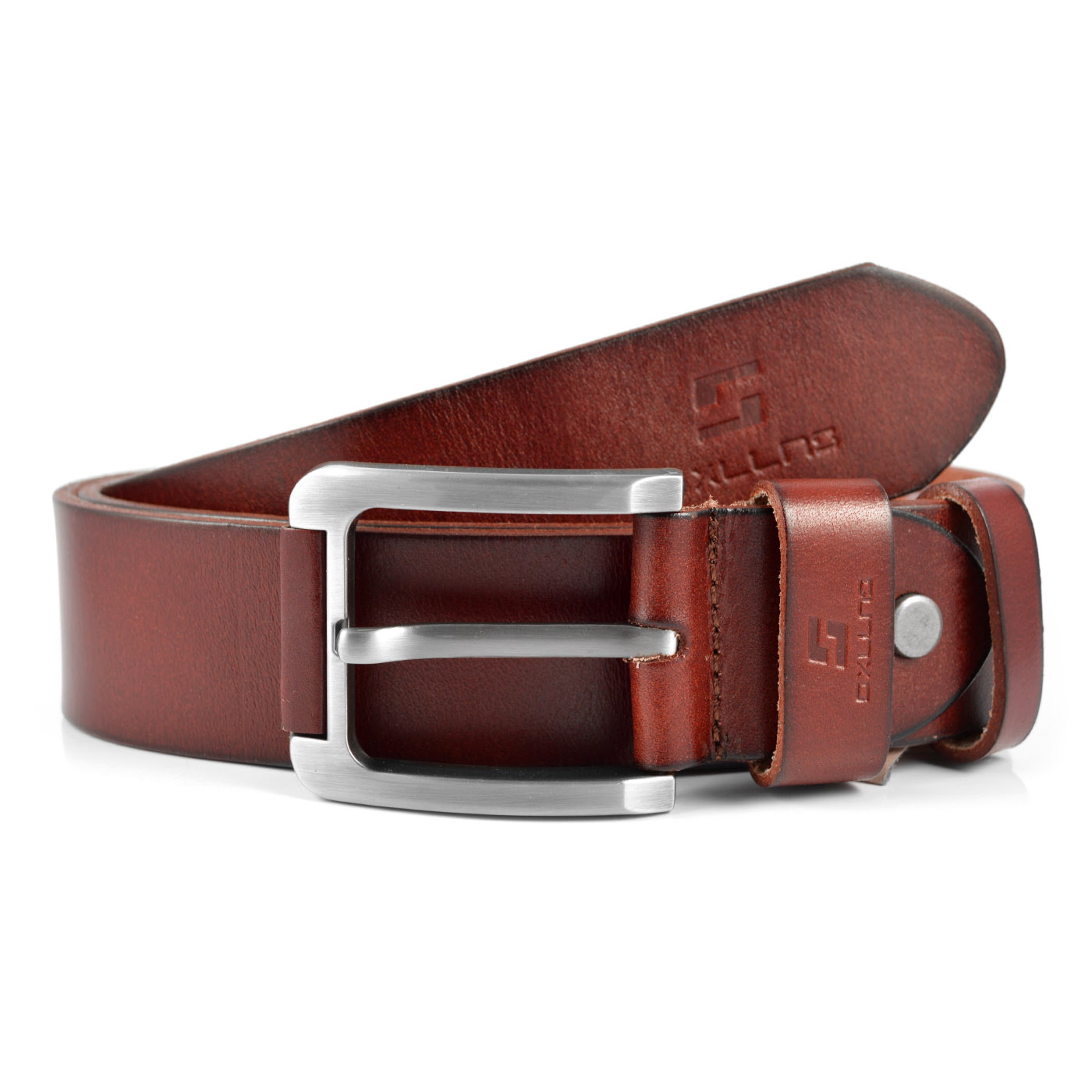 Bruine OX Solid Riem - 1