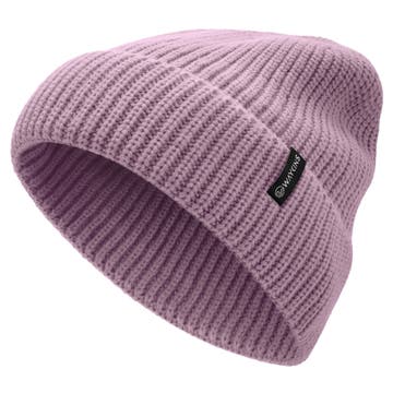 Baltic | Rebrovaná pletená akrylová beanie čiapka vo fialovej farbe Baltic | Rebrovaná pletená akrylová beanie čiapka vo fialovej farbe
