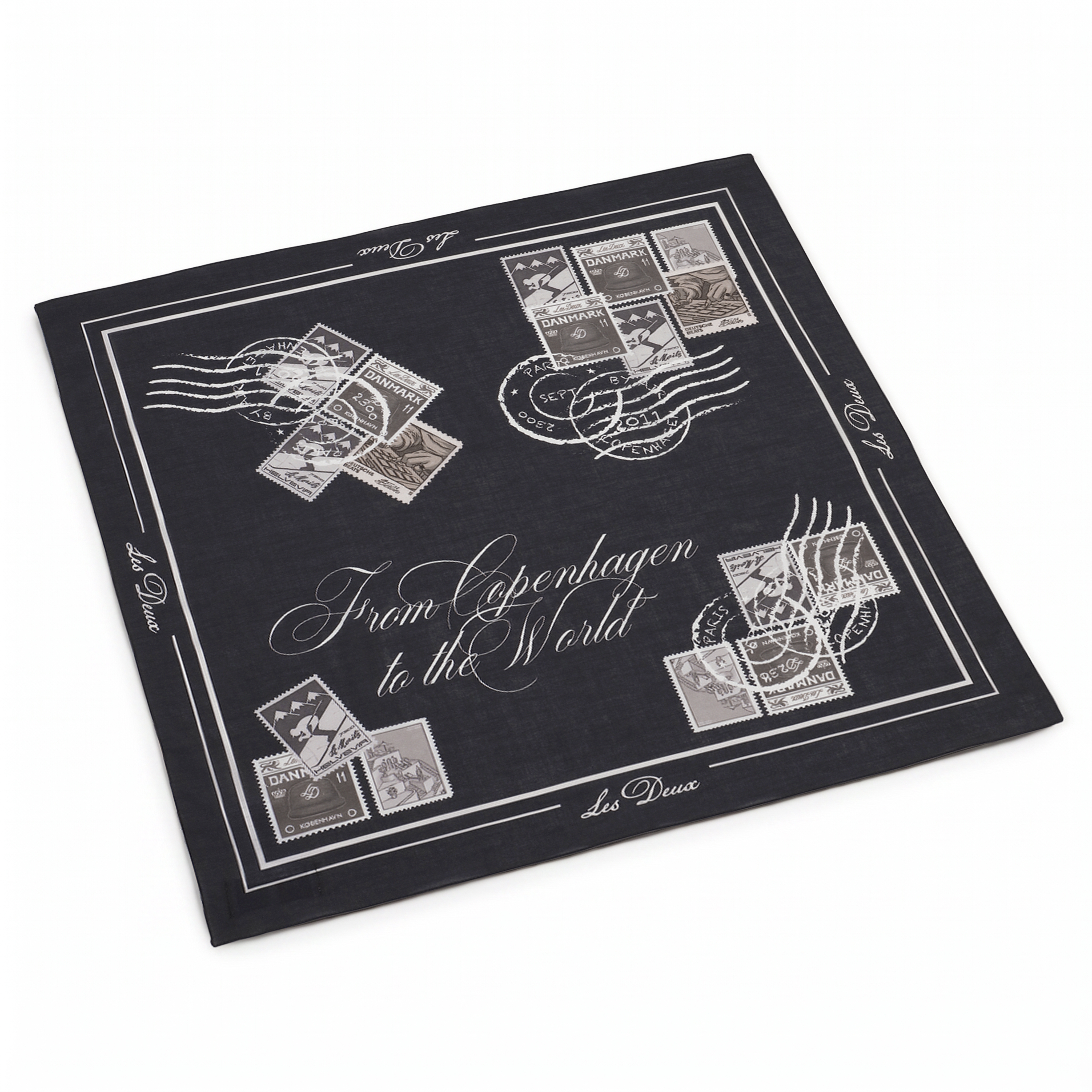 Les Deux | Stamp Neckerchief - 3