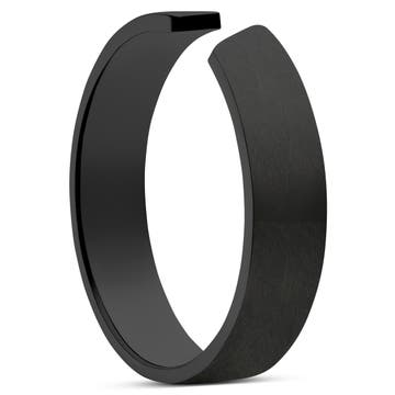 5 mm Matte Black Adjustable Stainless Steel Ring 5 mm Matte Black Adjustable Stainless Steel Ring