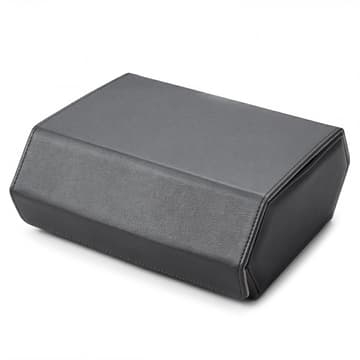 Hexa | Black & Grey Faux Leather Hexagonal Watch Box - 6 Watches Hexa | Black & Grey Faux Leather Hexagonal Watch Box - 6 Watches