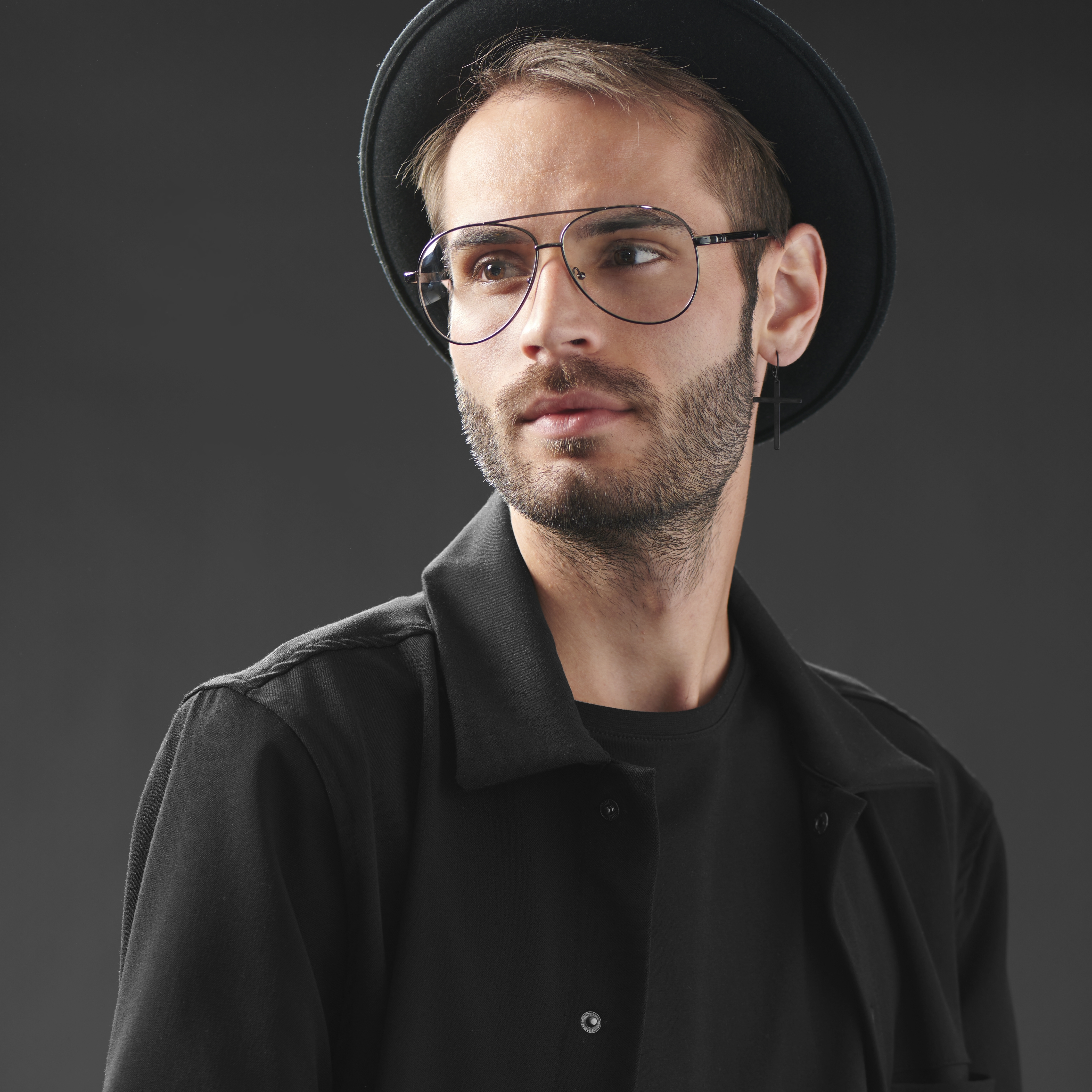 The Professor Black Frame Glasses - 5