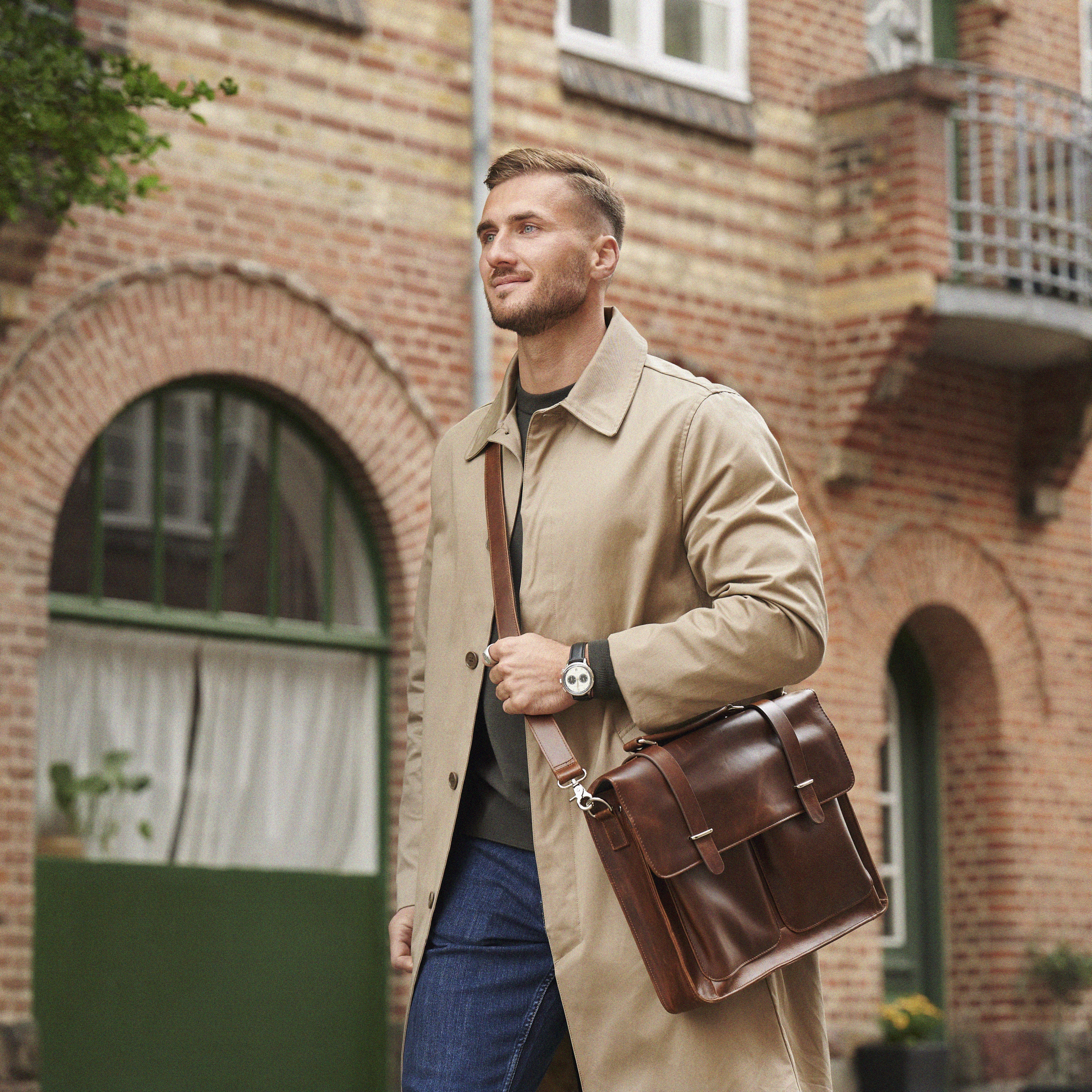 Brown Vintage Leather Case - 6