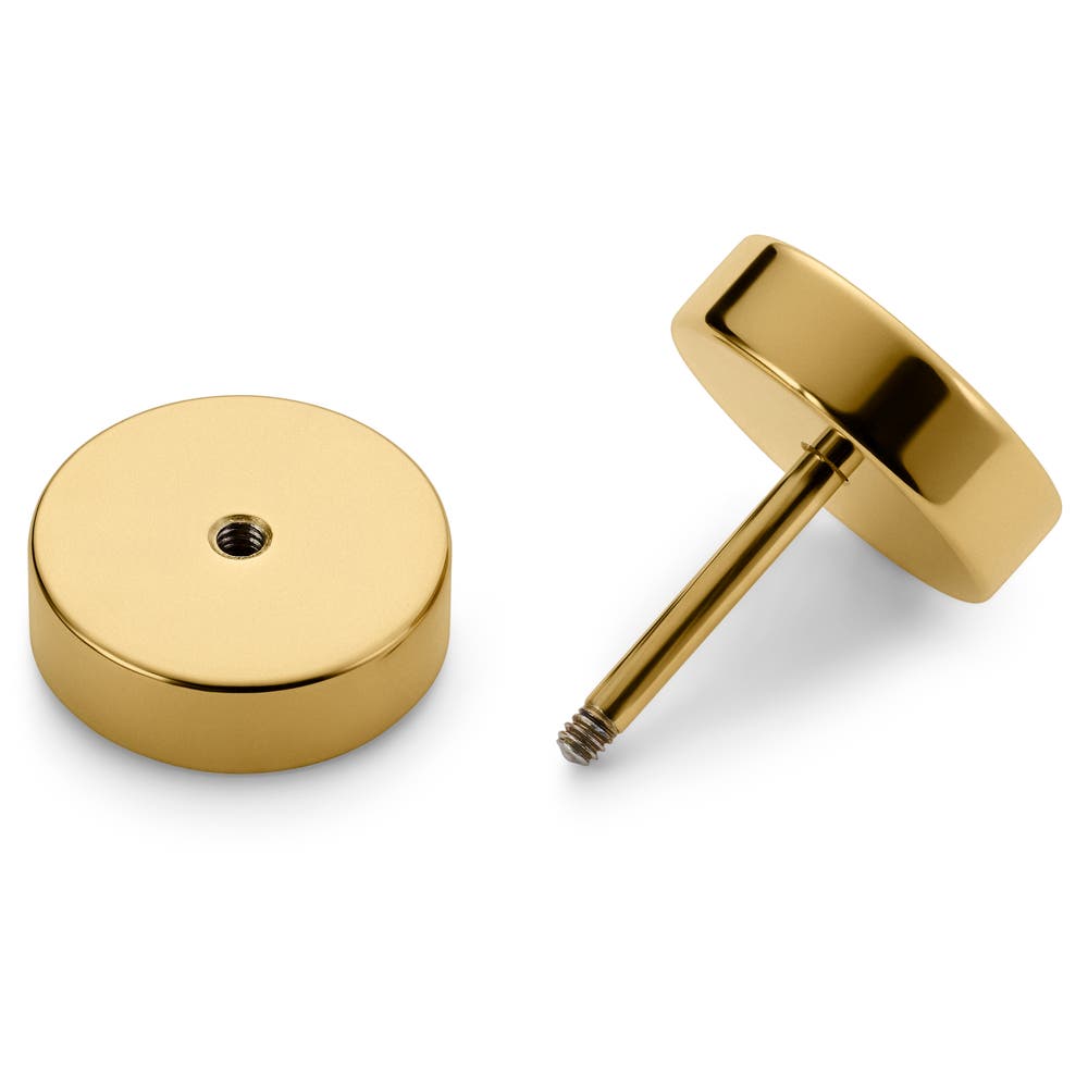 hover: 10mm Gold-Tone Stud Earring hover: 10mm Gold-Tone Stud Earring