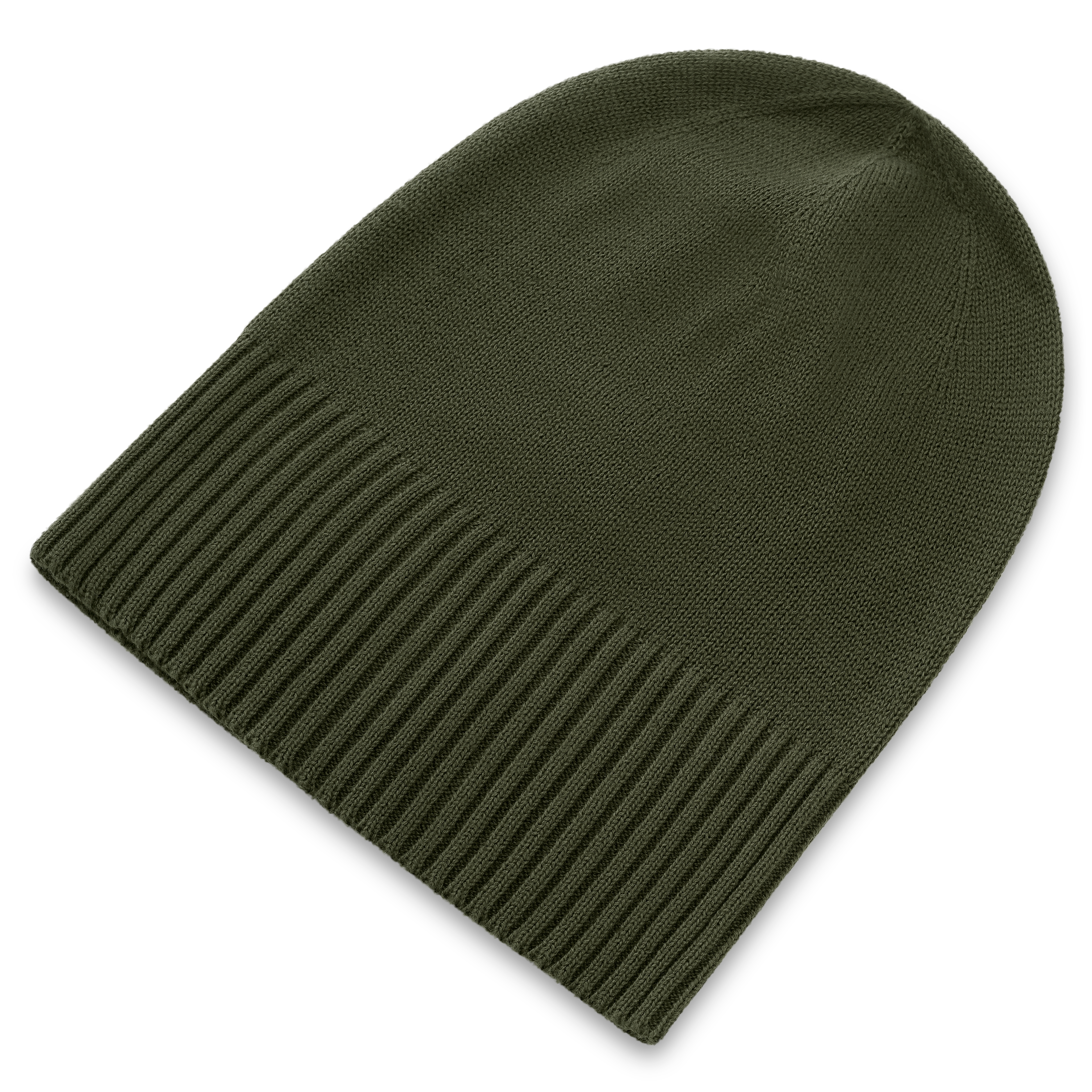 Konrad Kite | Olive Leichte Beanie aus Bio-Baumwolle - 5