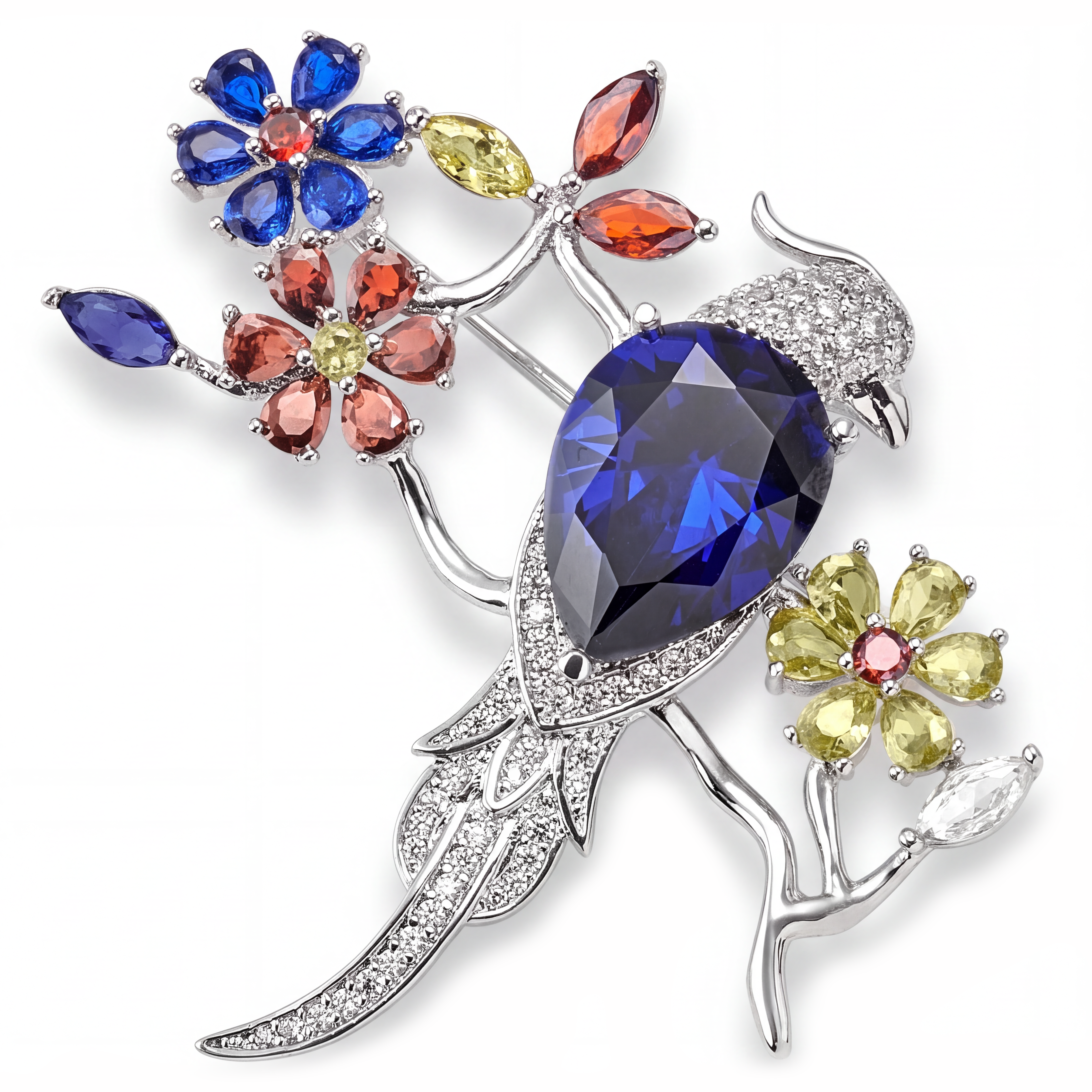 The Intro | Broche Eden avec zircone - 1