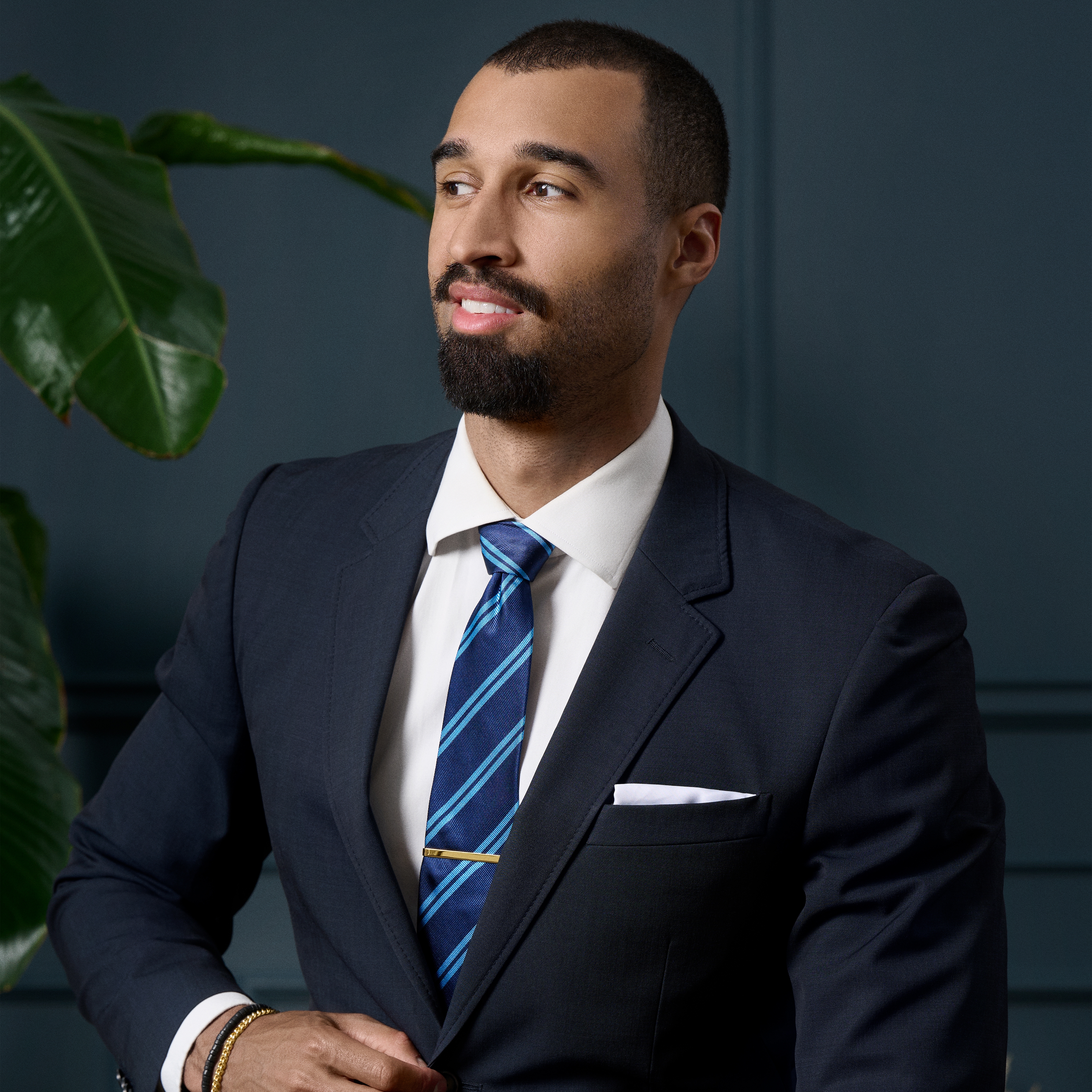 Polierte goldfarbene abgerundete Krawattenklammer 5.5 cm - 4