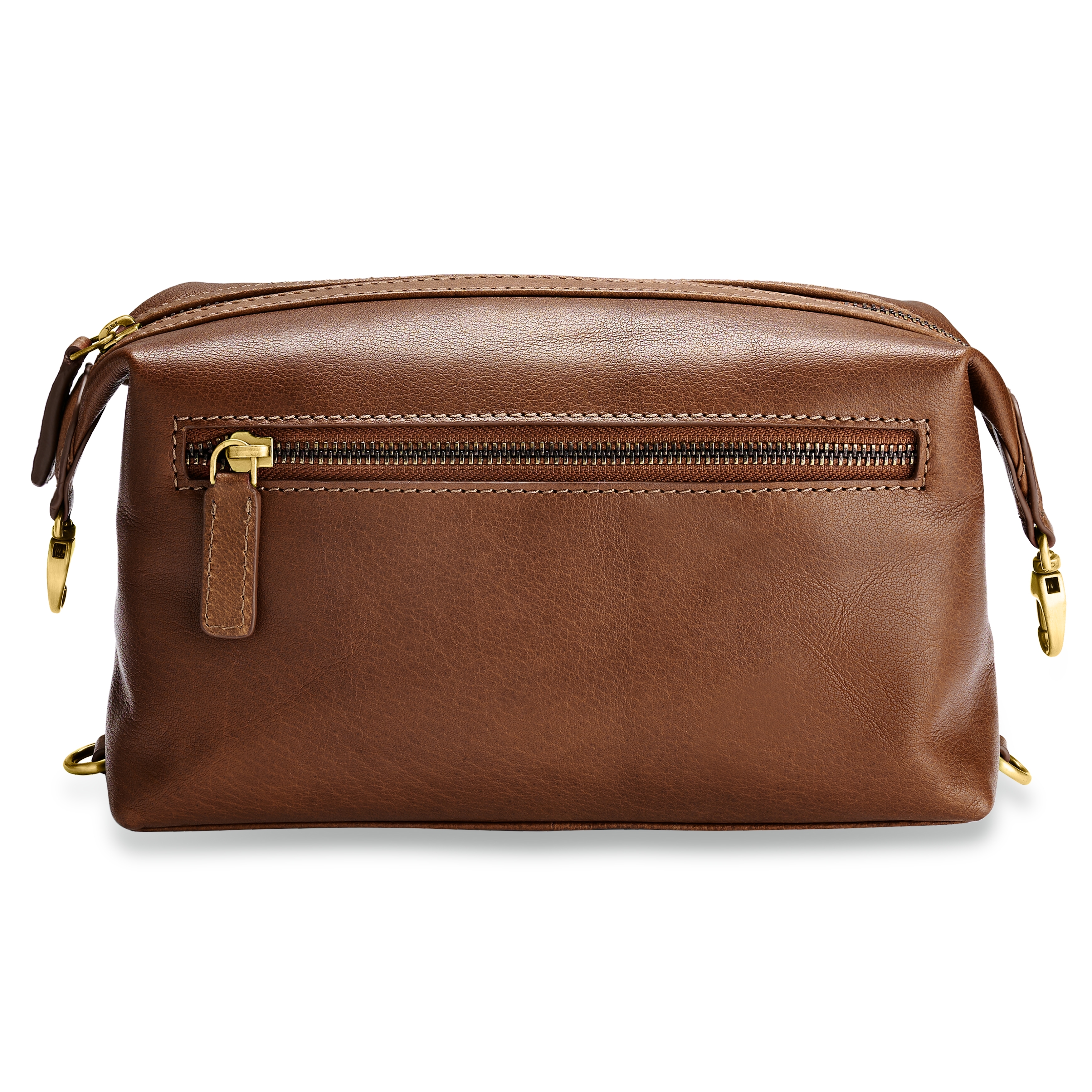 Piperetáska | Sötétbarna teljes barkás bivalybőr - 2