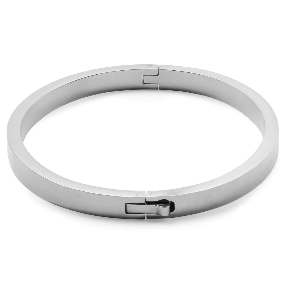 hover: Arie Silver-tone Bangle Bracelet hover: Arie Silver-tone Bangle Bracelet