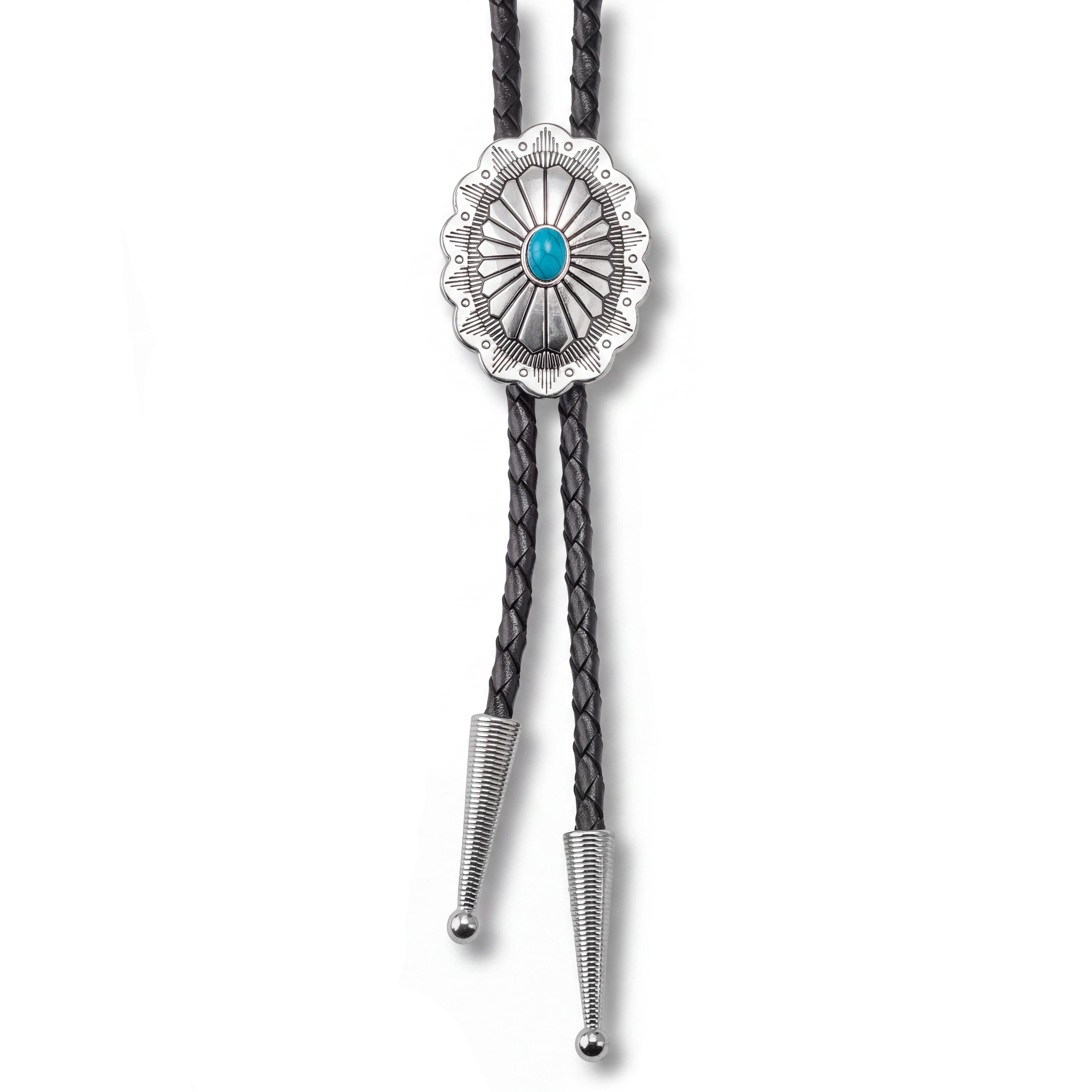 The Intro | Turquoise Stone Western Bolo Tie The Intro | Turquoise Stone Western Bolo Tie