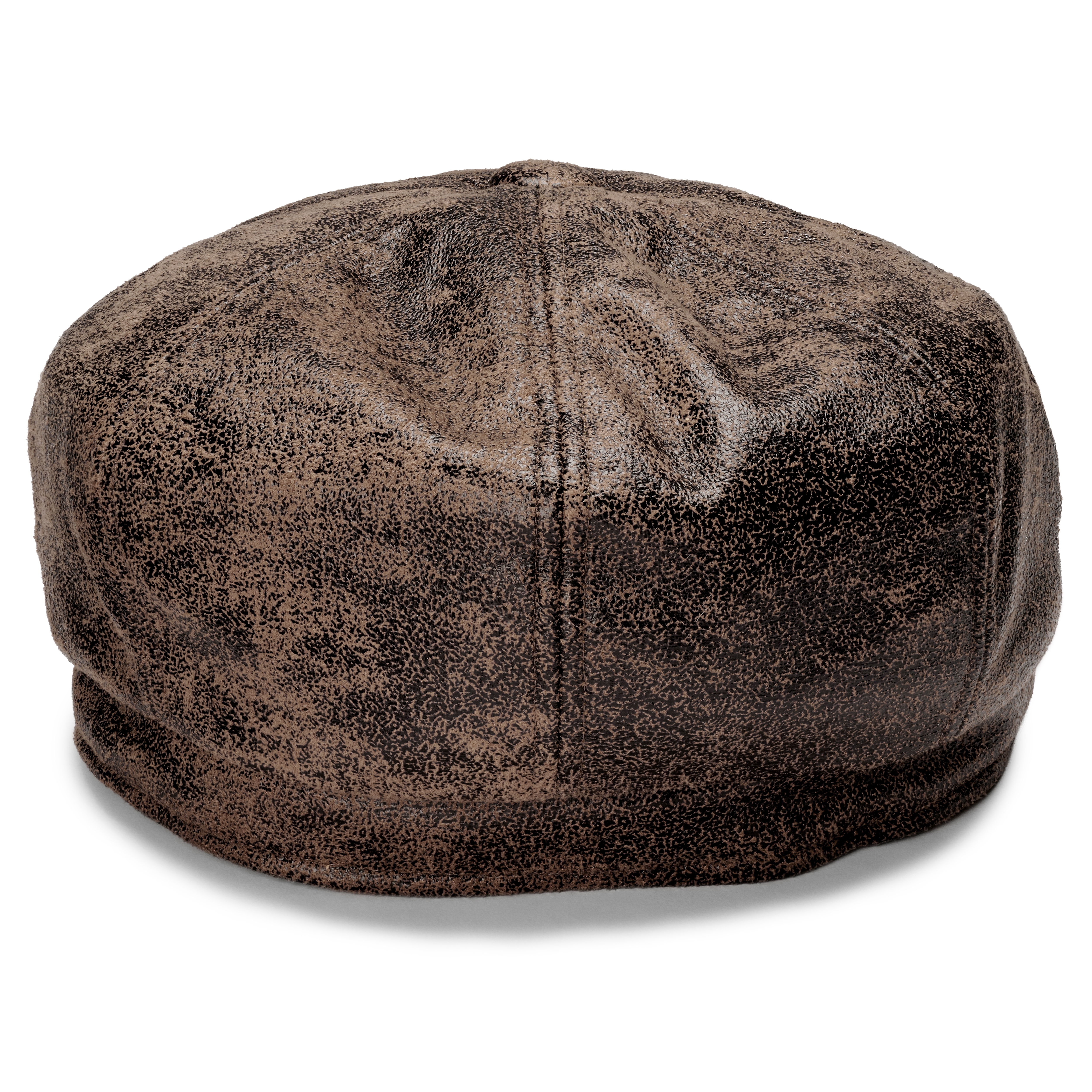 Brown Newsboy Cap - 4