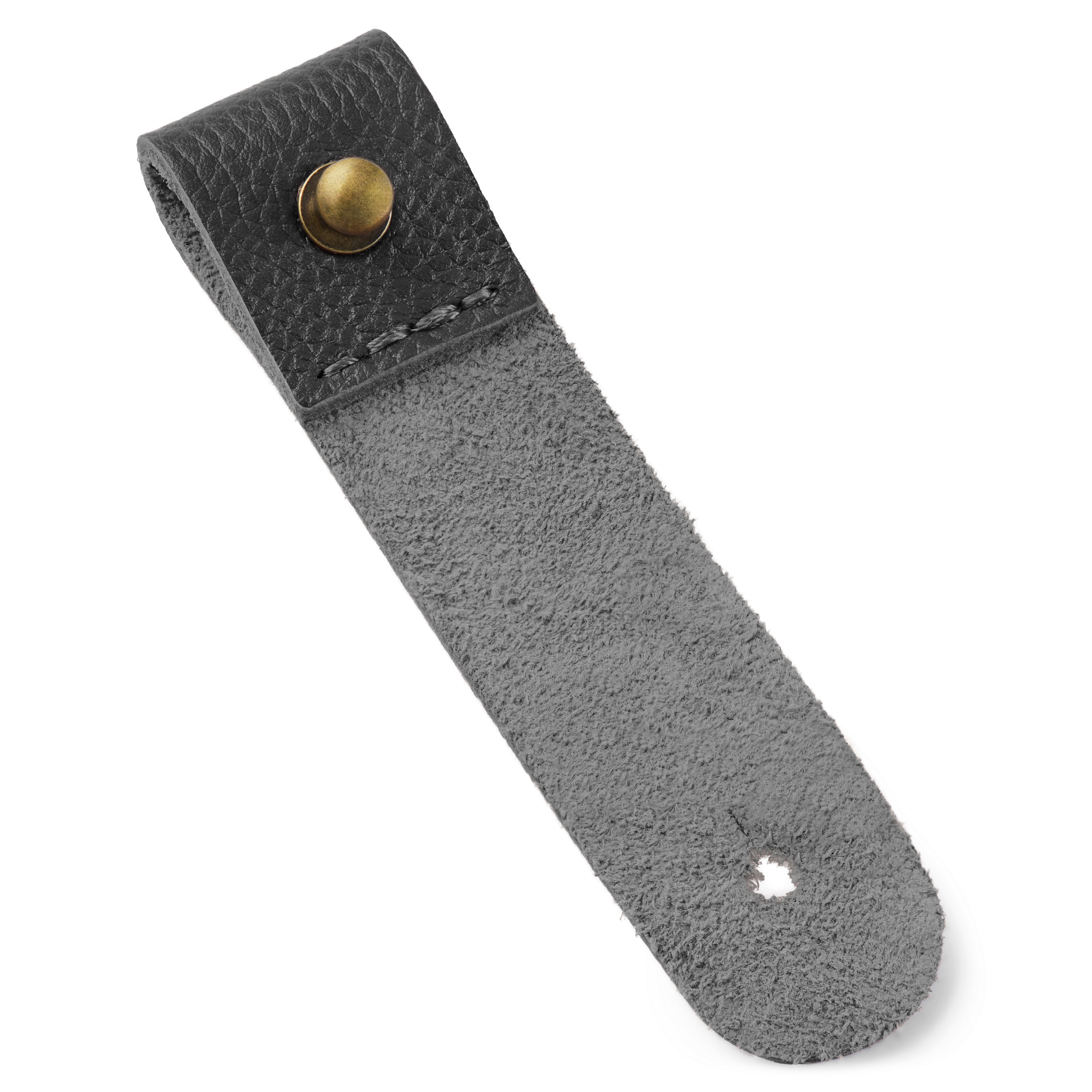 Organizador de cables | Cuero Negro | Ancho - 4