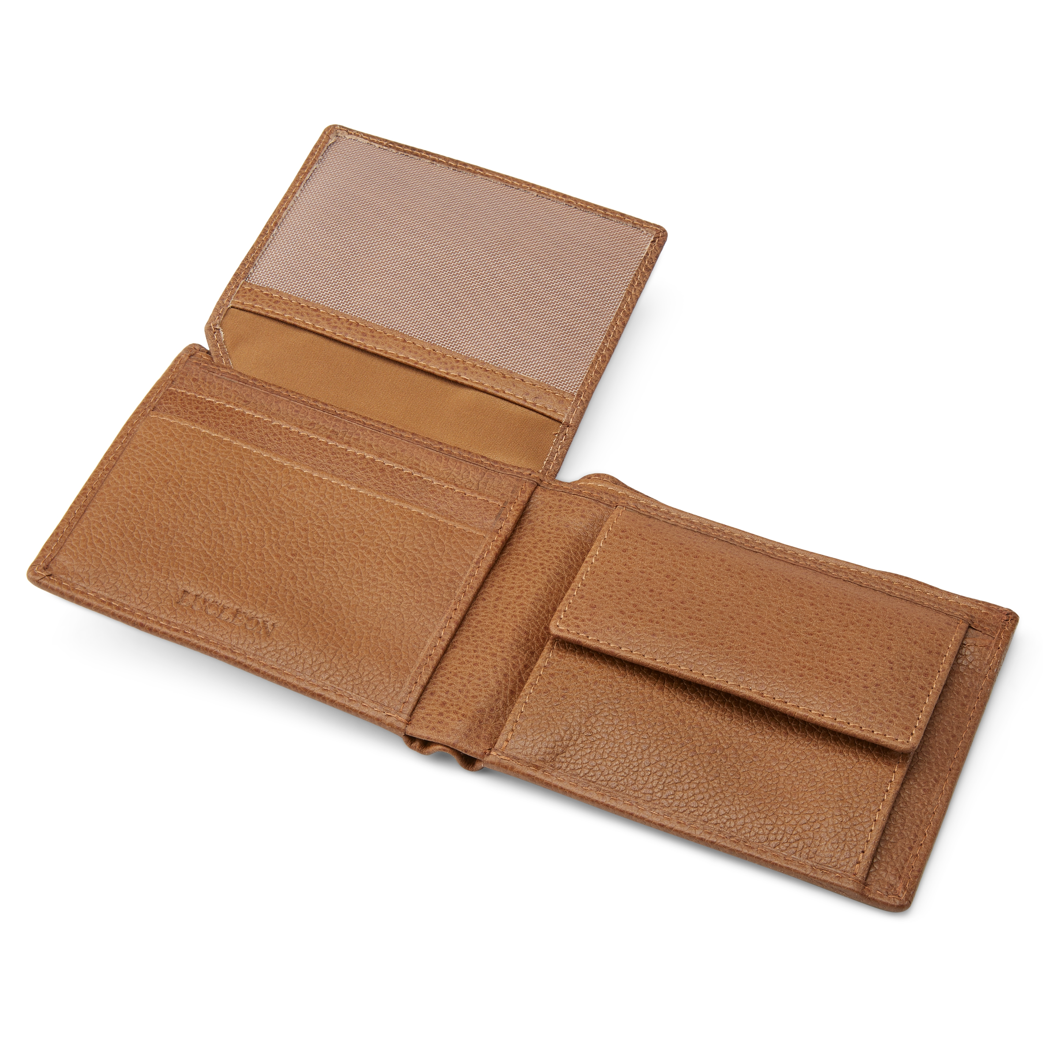 Kullanruskea RFID-suojattu Smith-nahkalompakko - 5