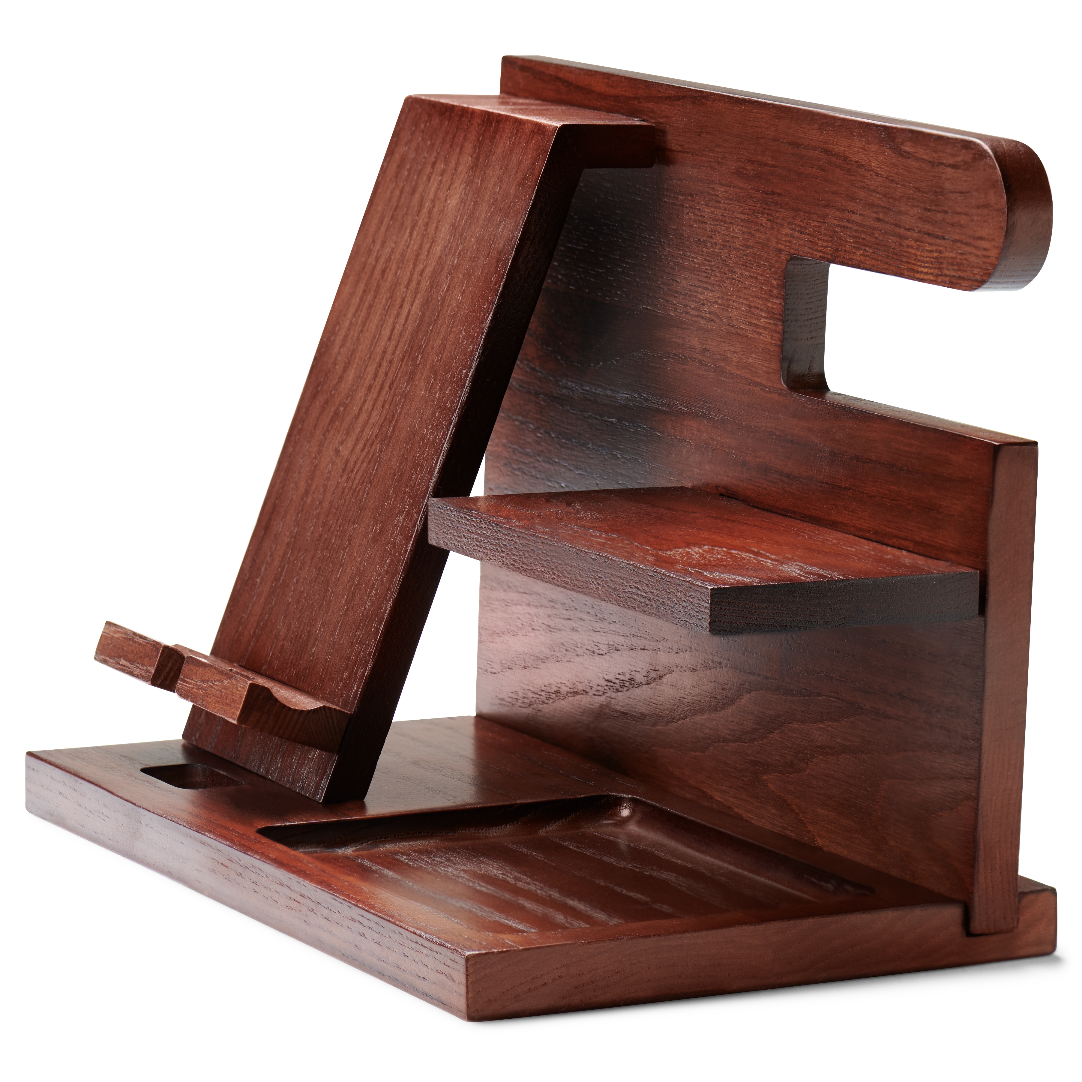 Gentlemen's Hardware Wooden Desk Organiser & Phone Stand