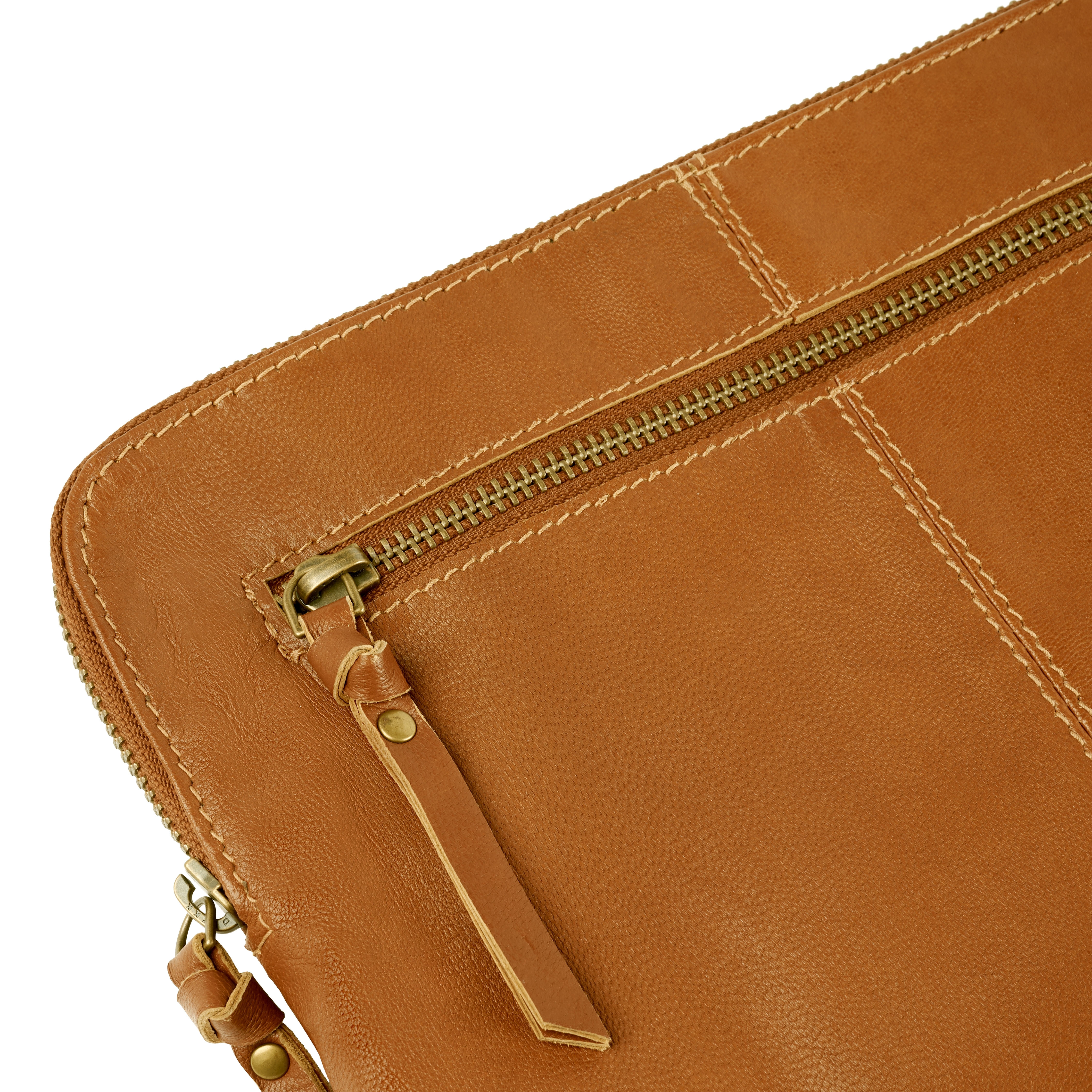 iPad Tablet Sleeve | Cognac Goat Leather - 5