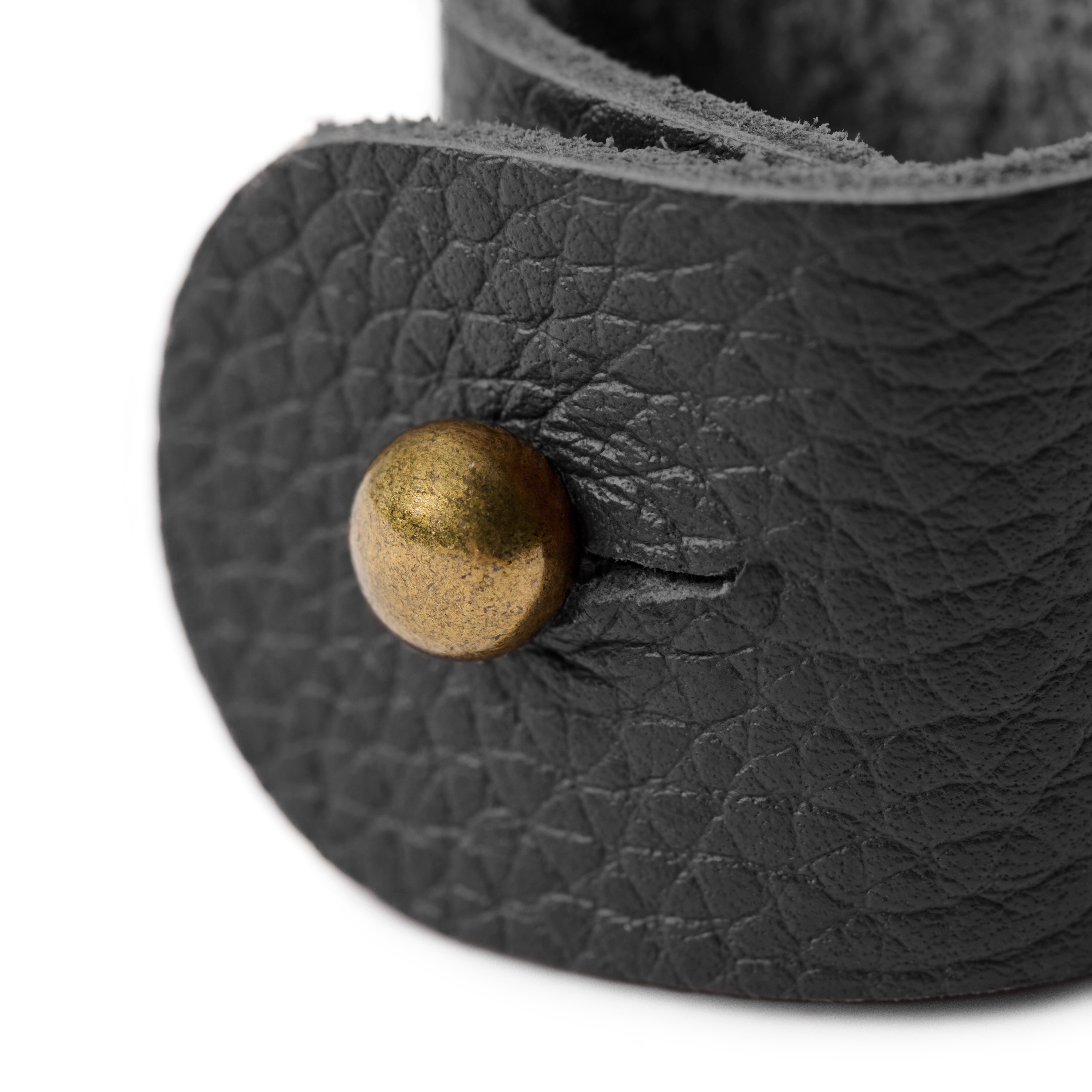 Organizador de cables | Cuero Negro | Ancho - 5