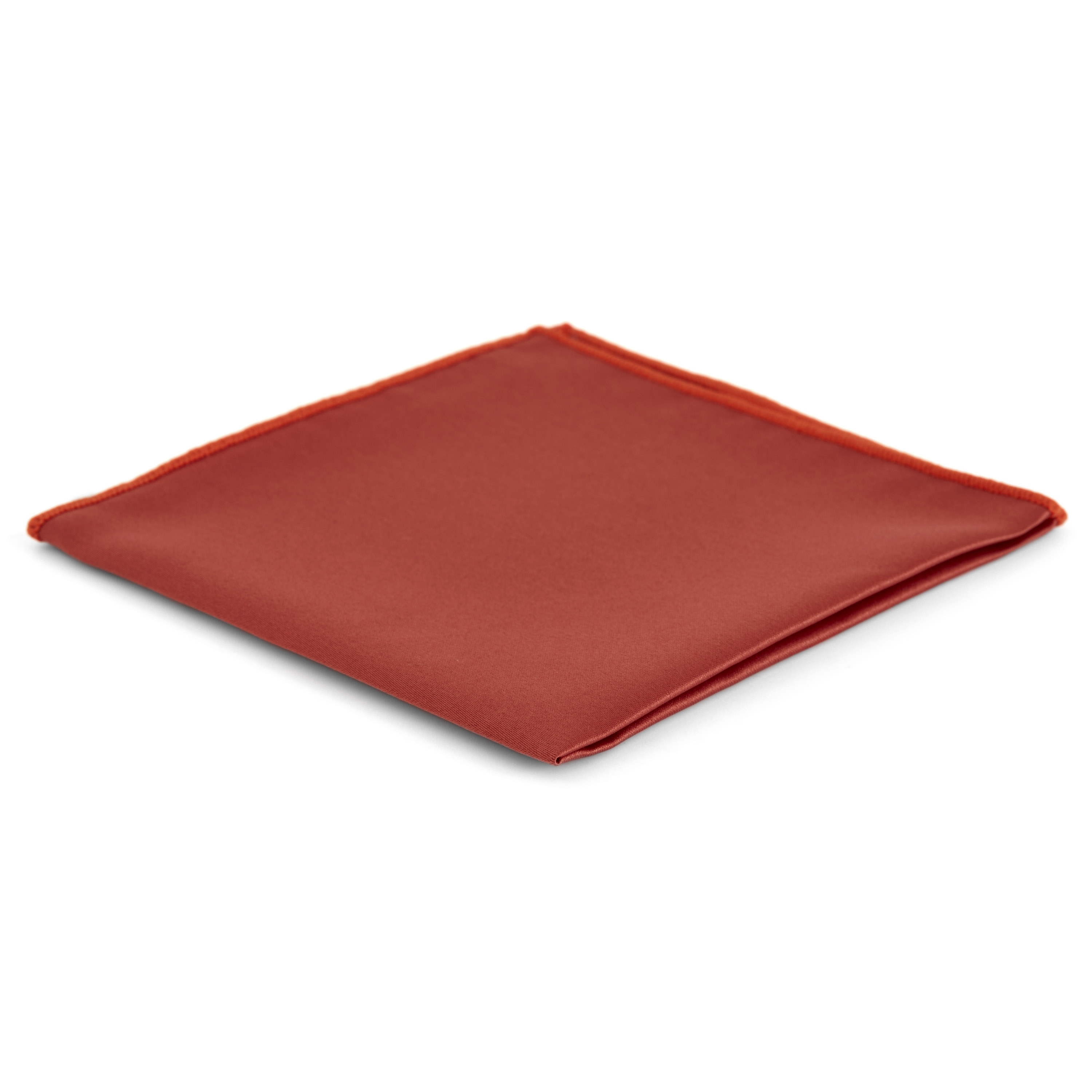 Set de cravată și batistă de buzunar nuanță terracotta - 3