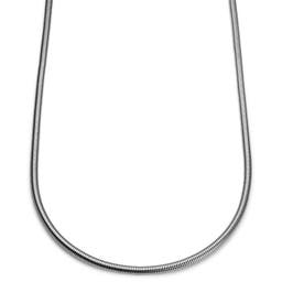 Essentials | Collana con catena a serpente da 5 mm color argento