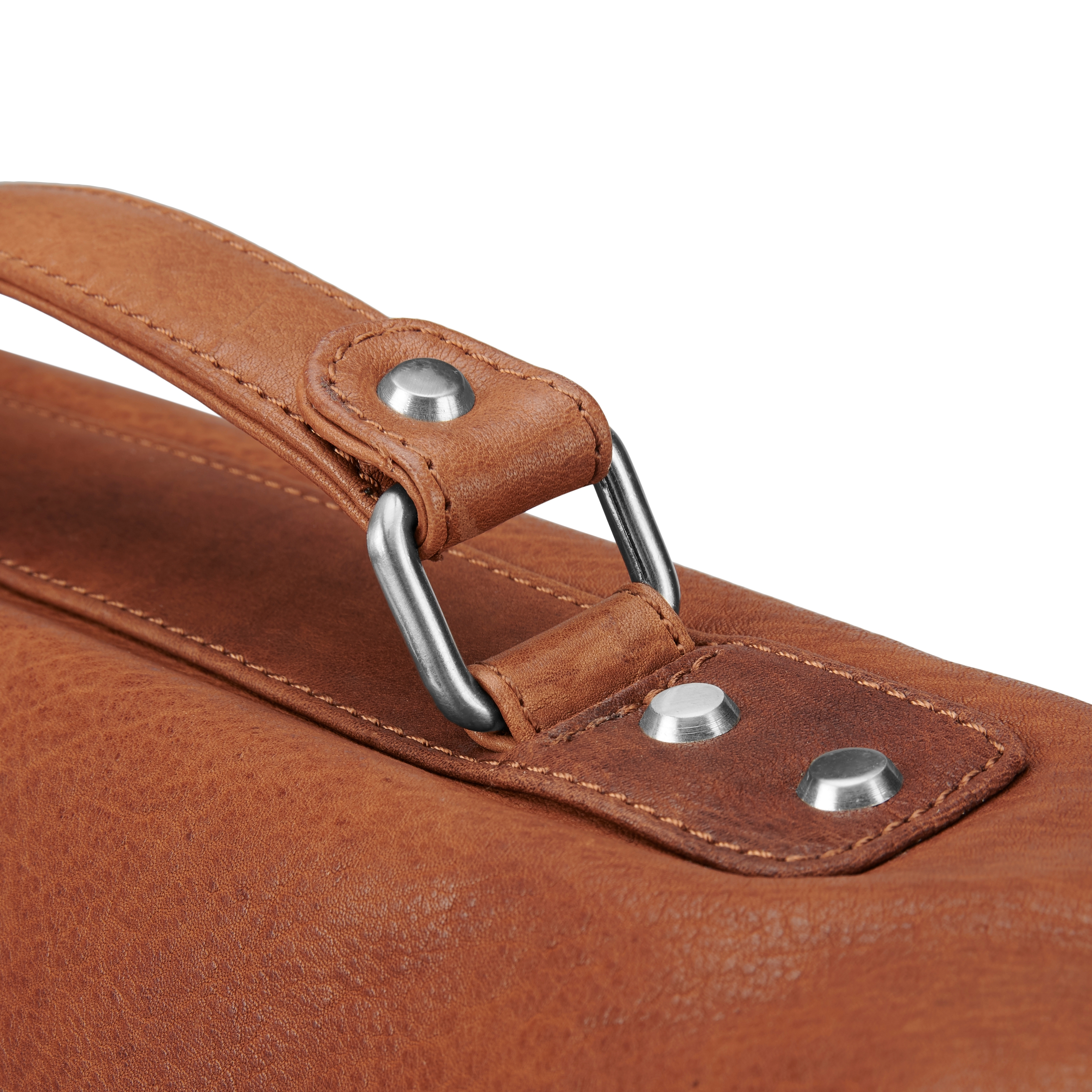 Cambodia Luxury Ljusbrun Portfölj i Läder - 4