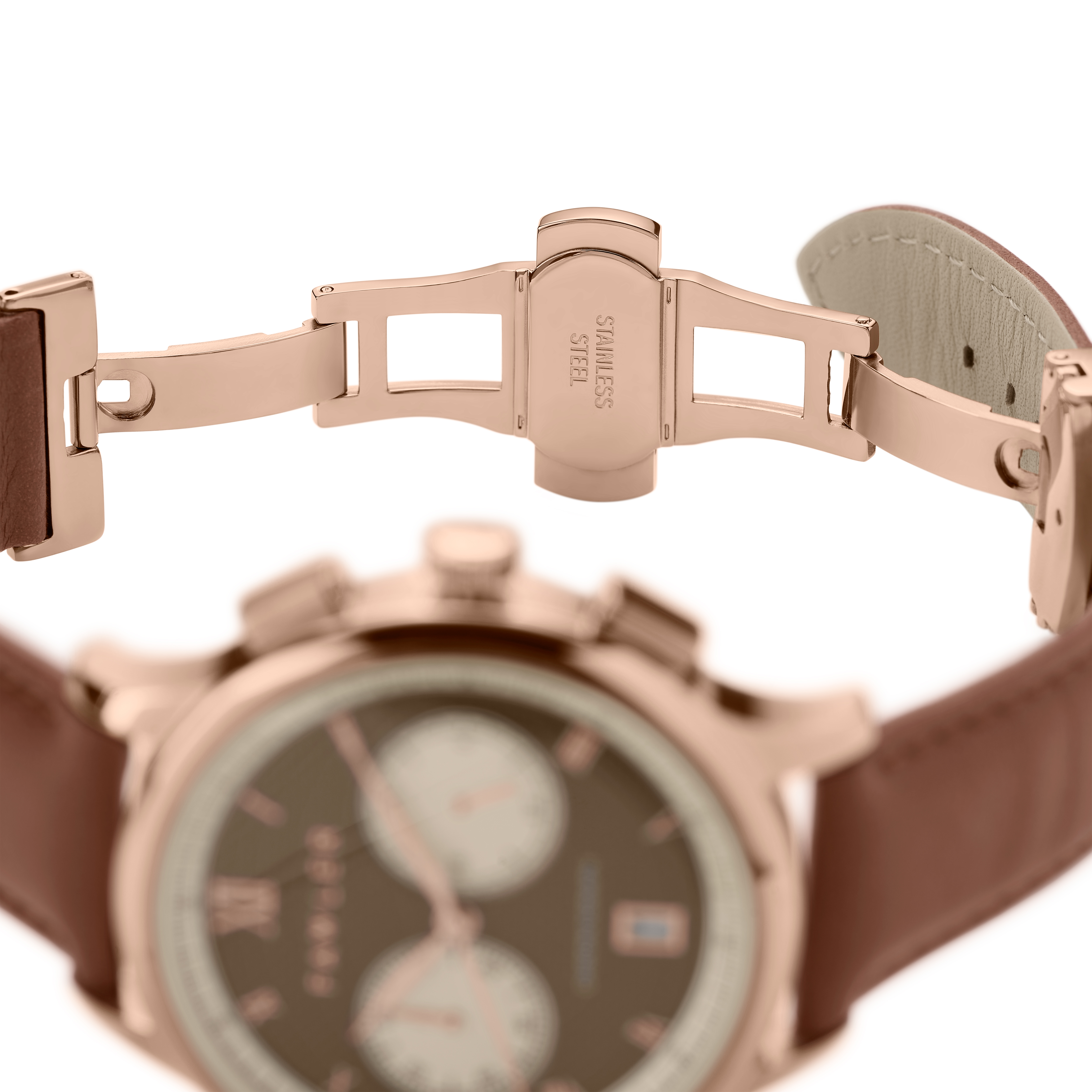 Cicero | Limited Edition Roséguldfärgad Vintage Kronograf-klocka - 10