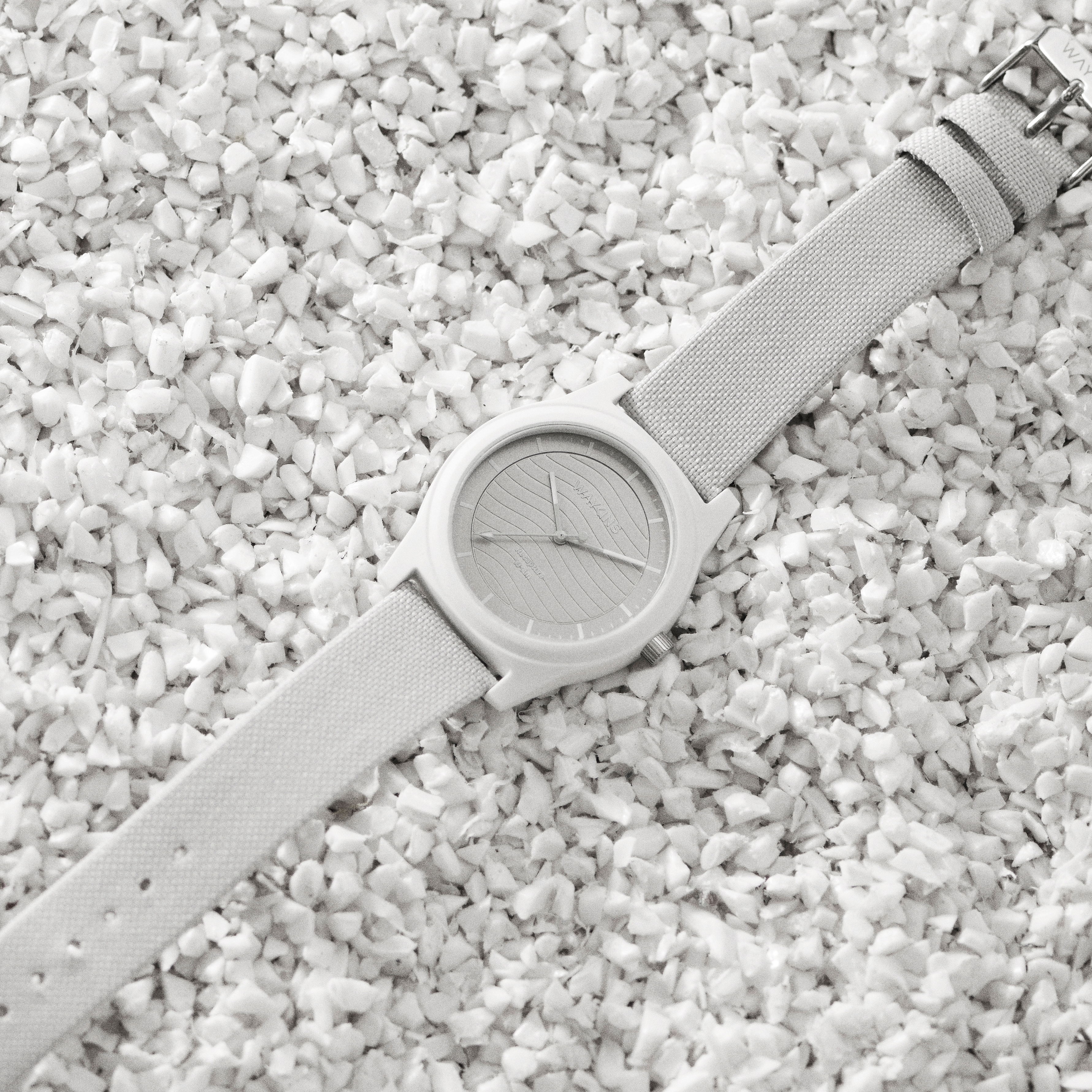 Recapture | Reloj con material reciclado blanco - 2