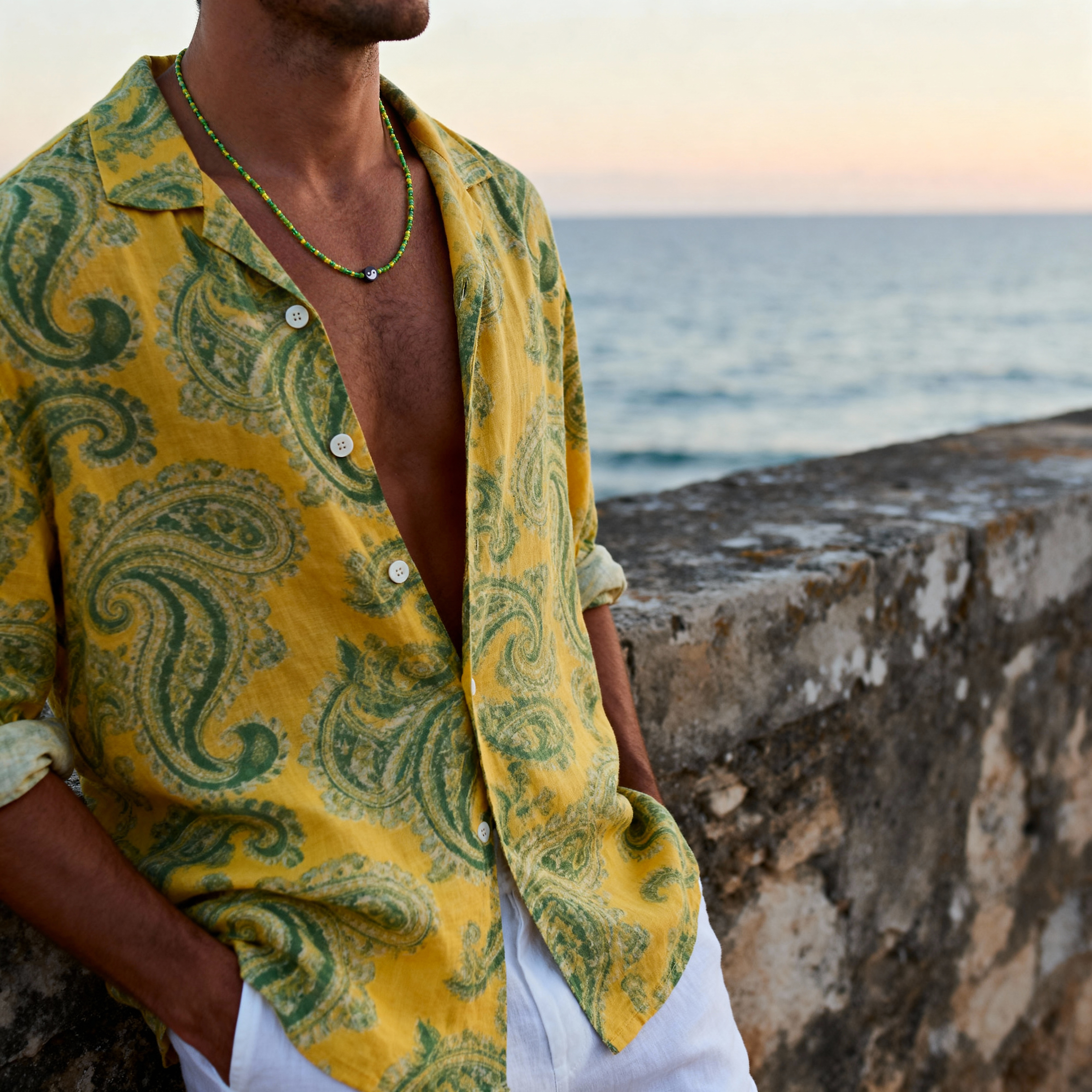 Amalfi | Korálkový náhrdelník Yin Yang - 2