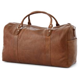 California | Tan Leather Duffle Bag