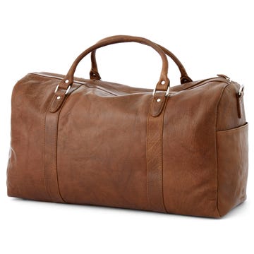 California | Tan Leather Duffle Bag