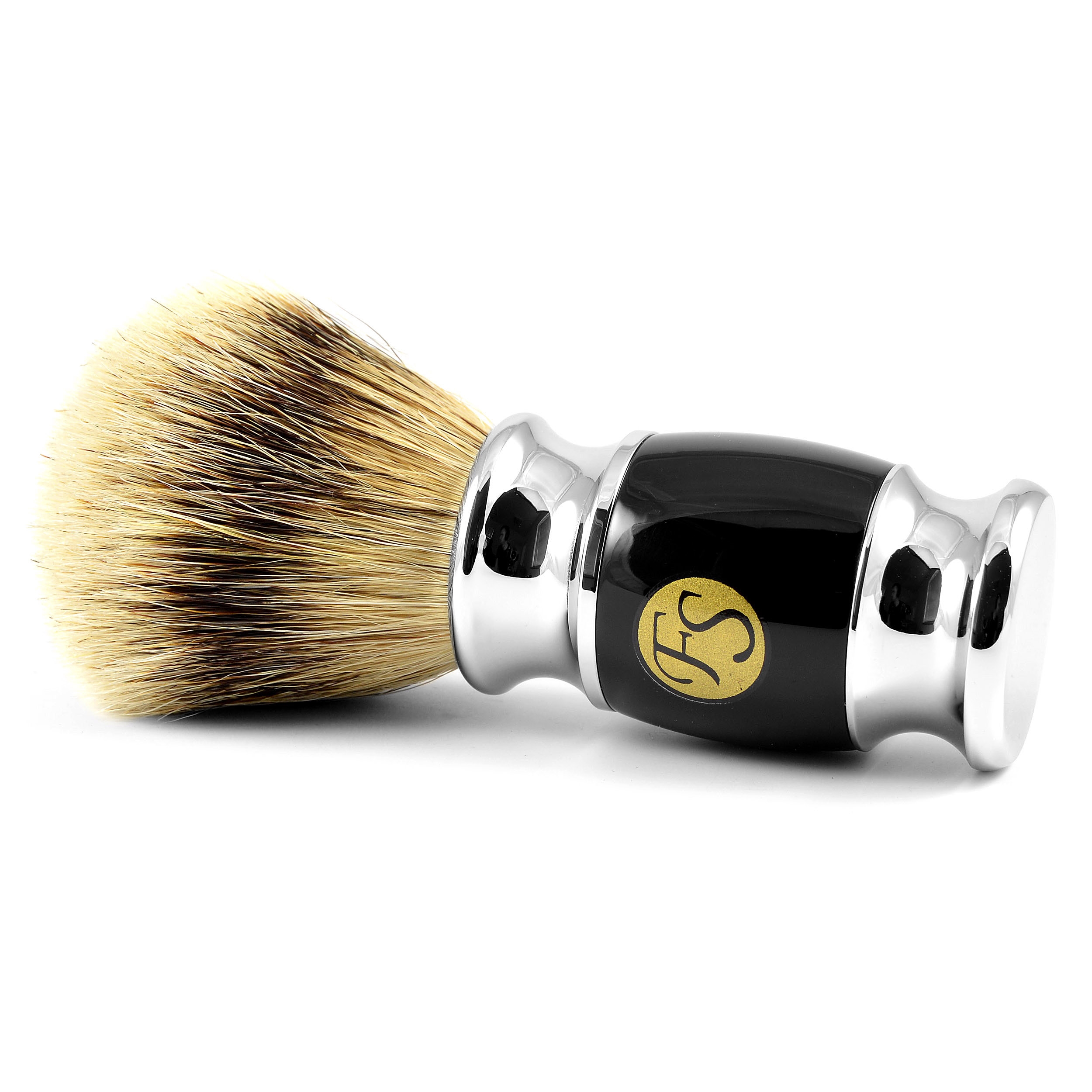 Black Modern Silvertip Shaving Brush - 3