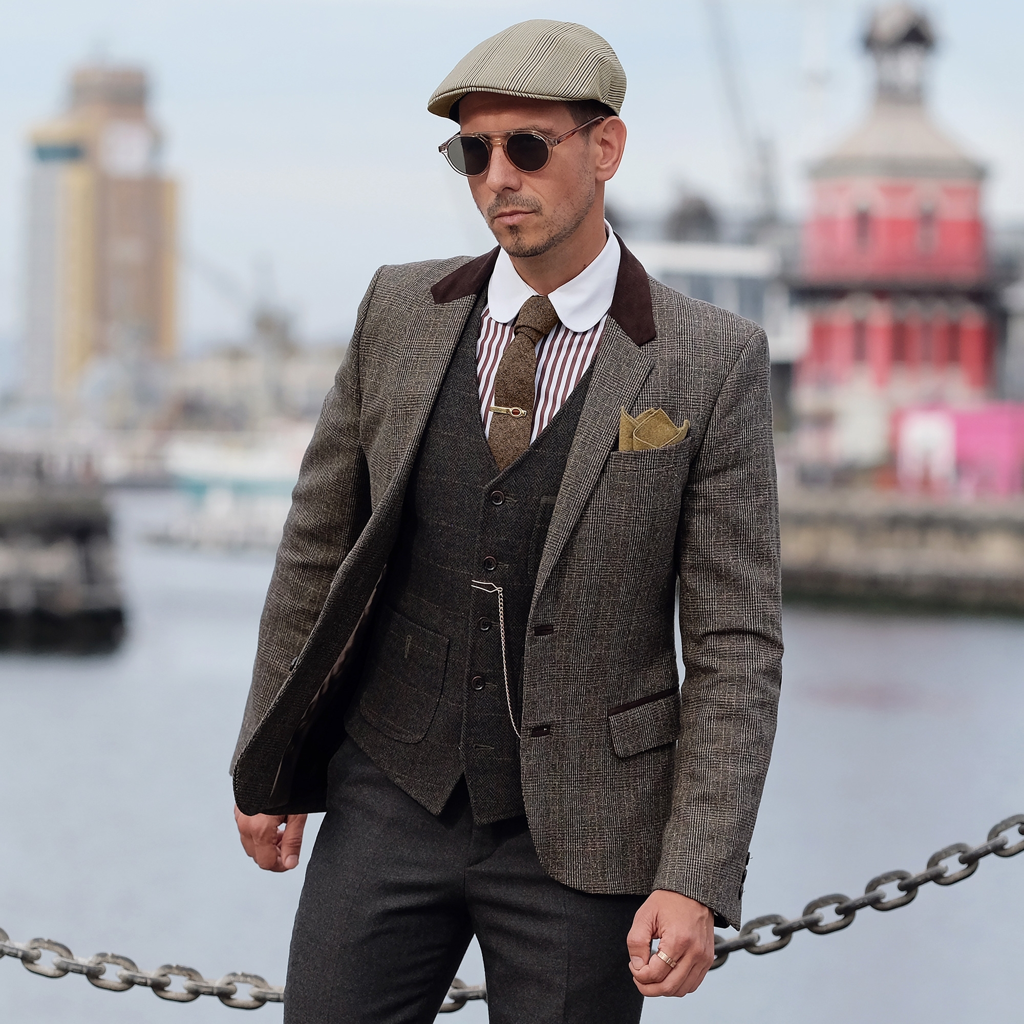 Natuurlijke leren riem - 5