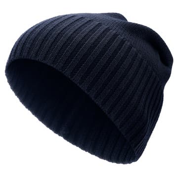 Kaleb | Merino beanie čiapka Kane v námorníckej modrej farbe Kaleb | Merino beanie čiapka Kane v námorníckej modrej farbe