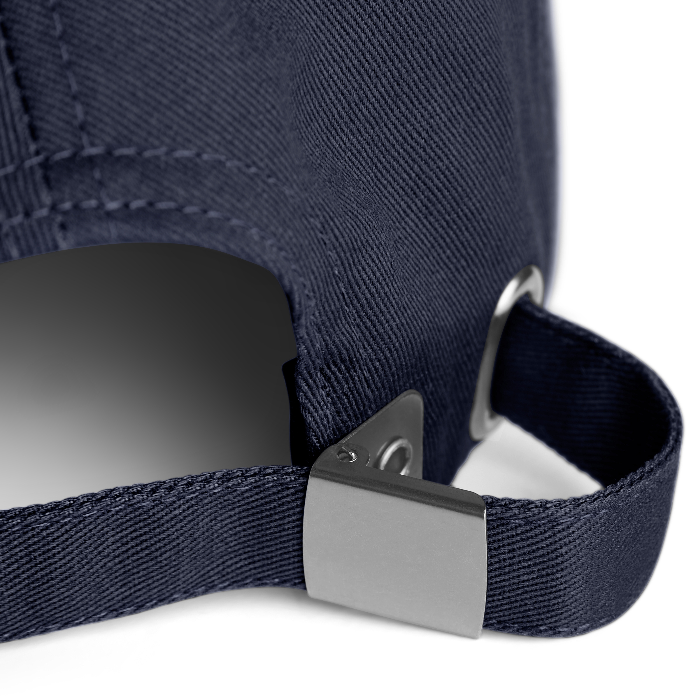 Waykins | Marineblaue Baumwoll-Cap mit fester Front - 4