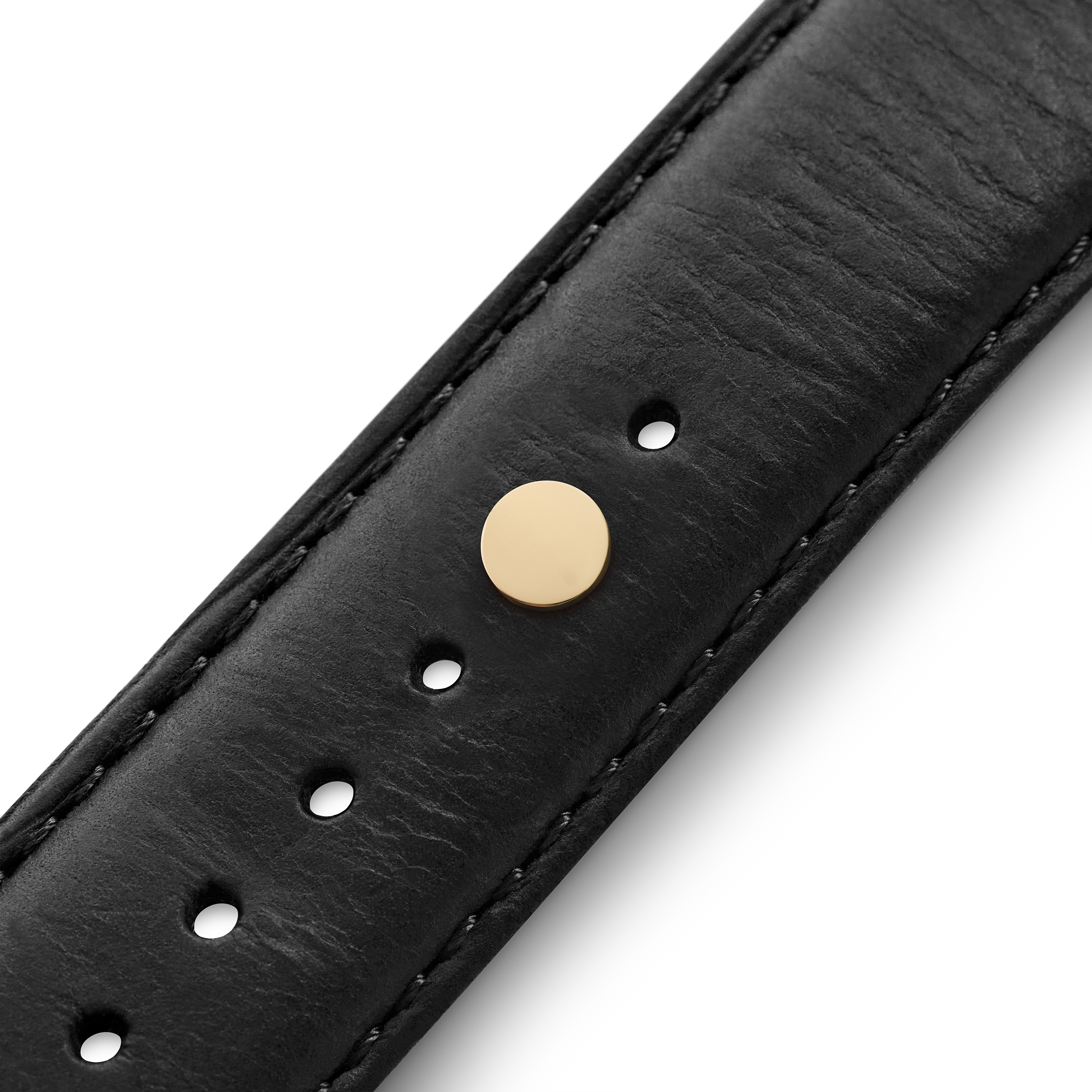 Arany tónusú rozsdamentes acél, gomb alakú óraszíj dísz - 4