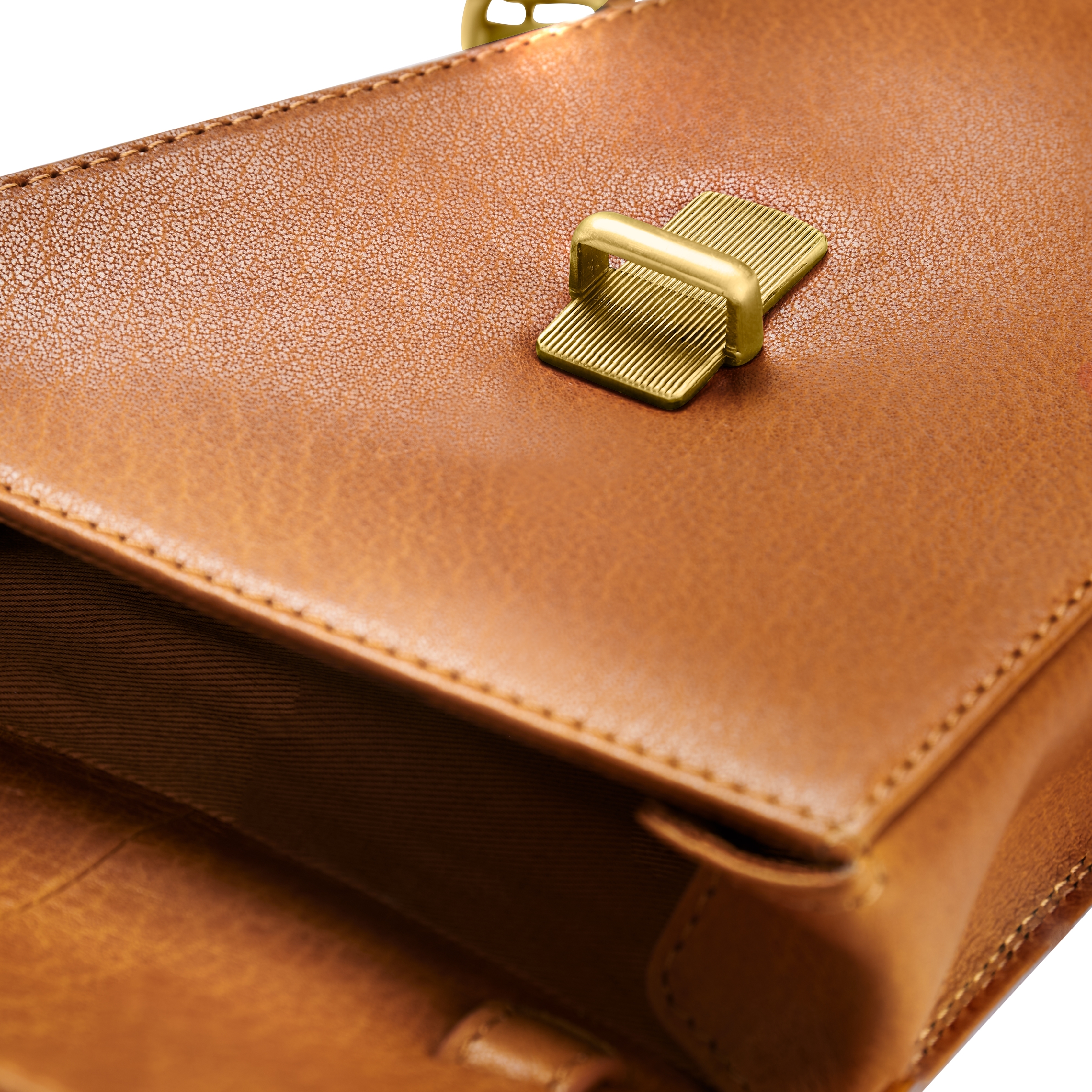 Fahrrad-Satteltasche | Tan Vollnarben-Büffelleder - 3