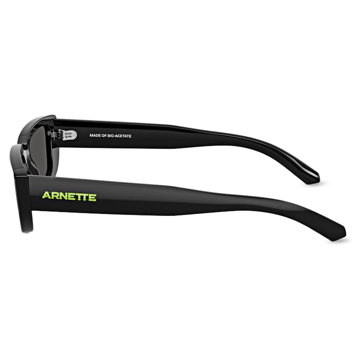 Schwarze dickrandige Wrap-Around-Sonnenbrille | Arnette 0AN4357 - 5