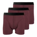 TrueFeel | 3-Pack Dark Crimson Premium Cotton Boxer Briefs TrueFeel | 3-Pack Dark Crimson Premium Cotton Boxer Briefs