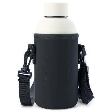 Black Sporty Neoprene Bottle Holder | 350 ml Black Sporty Neoprene Bottle Holder | 350 ml