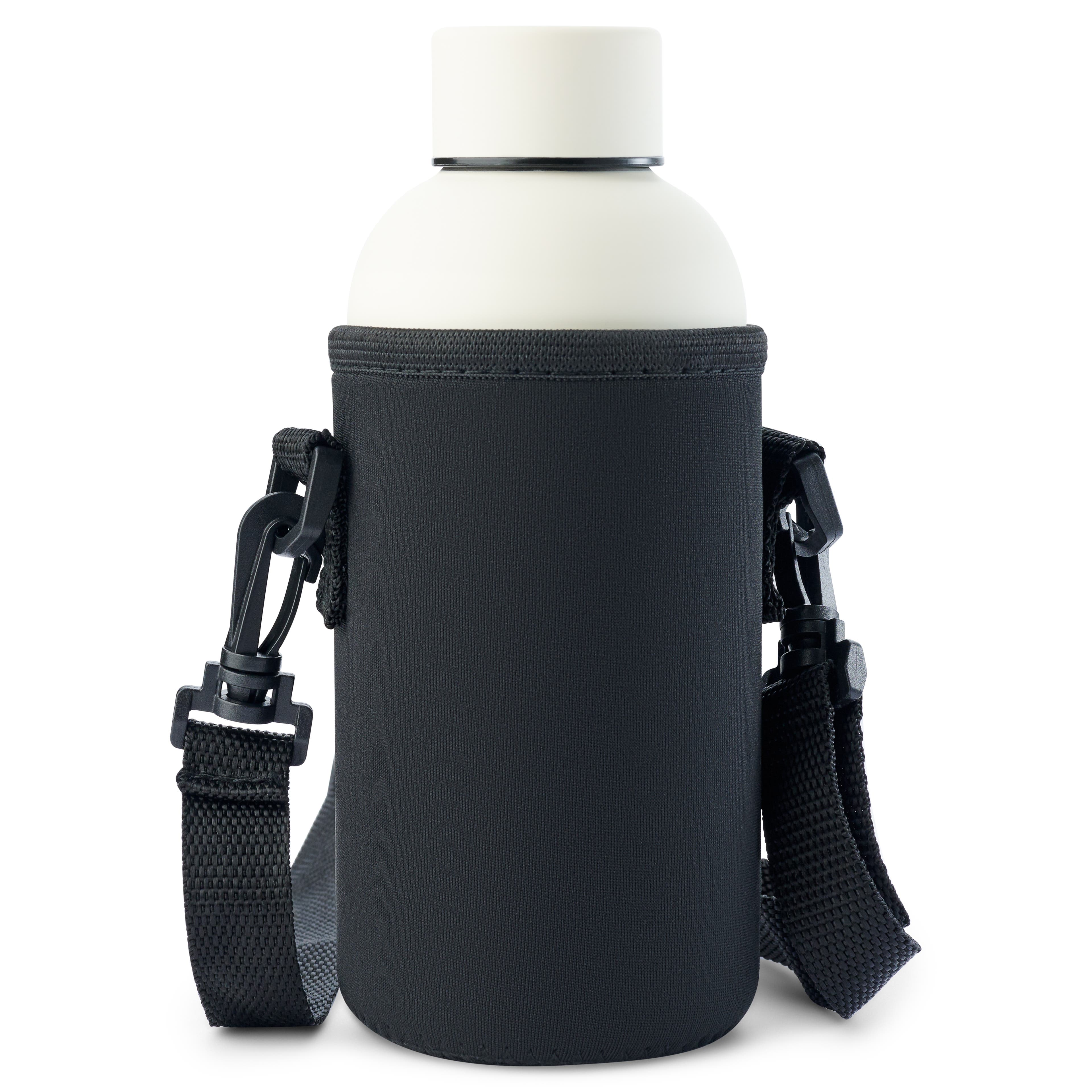 Porte-bouteille sportif en néoprène noir | 350 ml Porte-bouteille sportif en néoprène noir | 350 ml